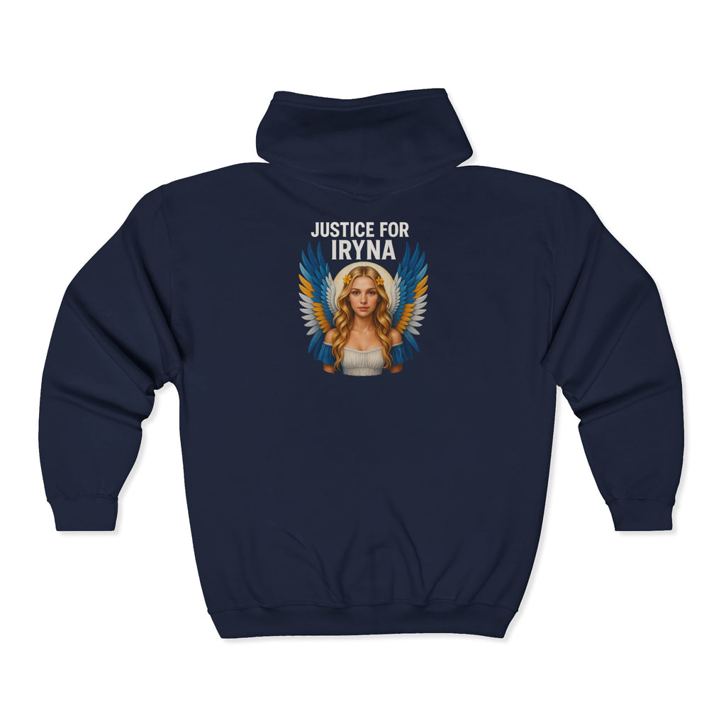 Justice for Iryna Hoodie, Justice for Iryna Full Zip Sweatshirt