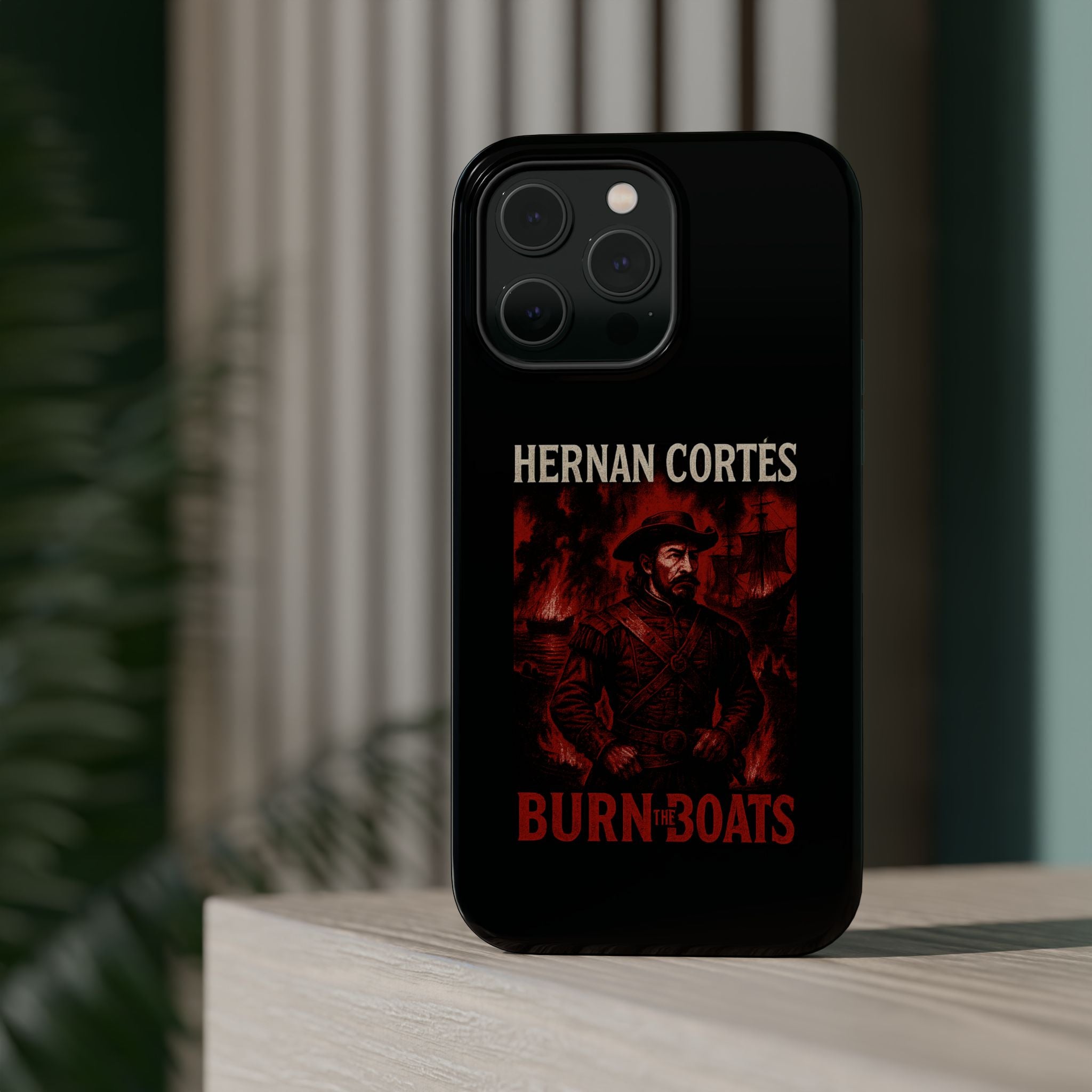 Hernan Cortes Impact-Resistant Magnetic Phone Case