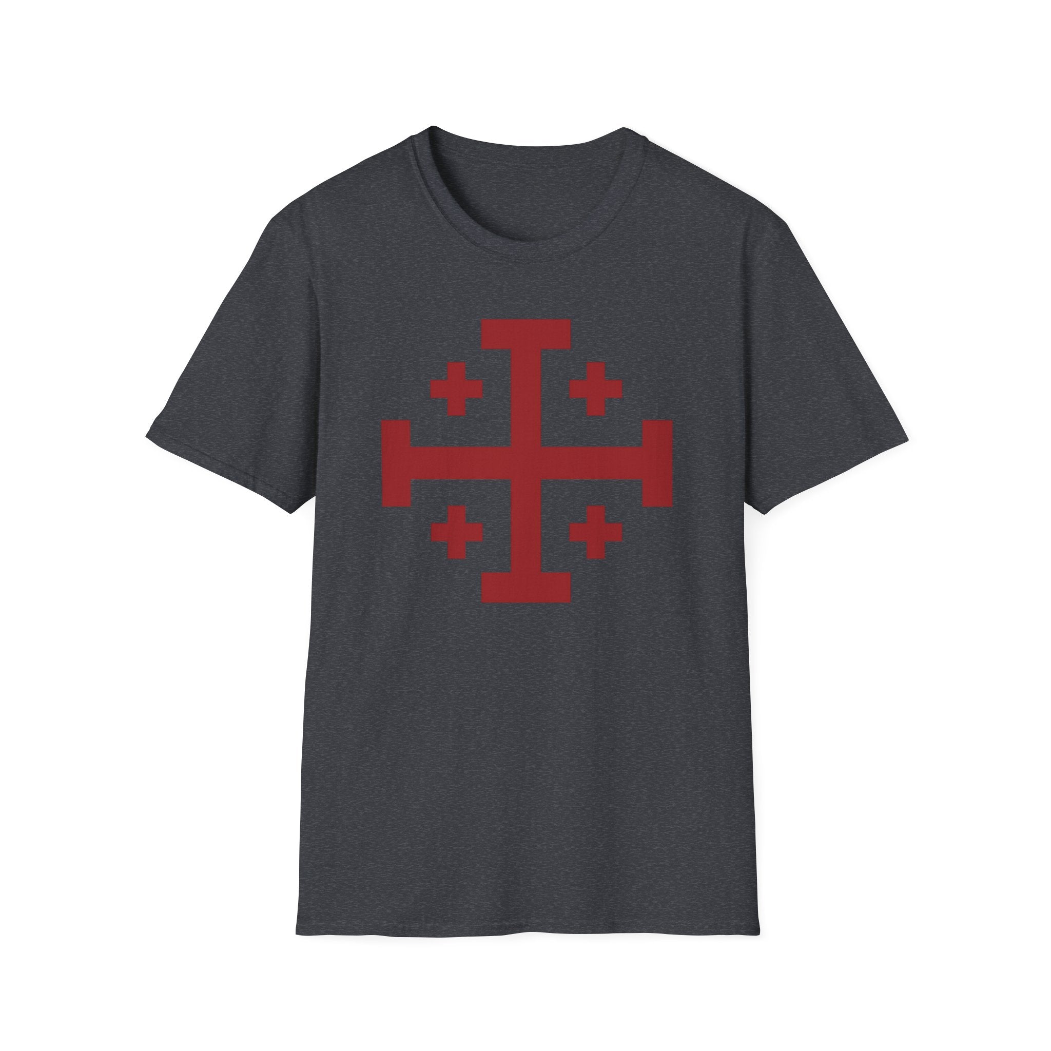 Cross of Jerusalem Red Design Softstyle T-Shirt