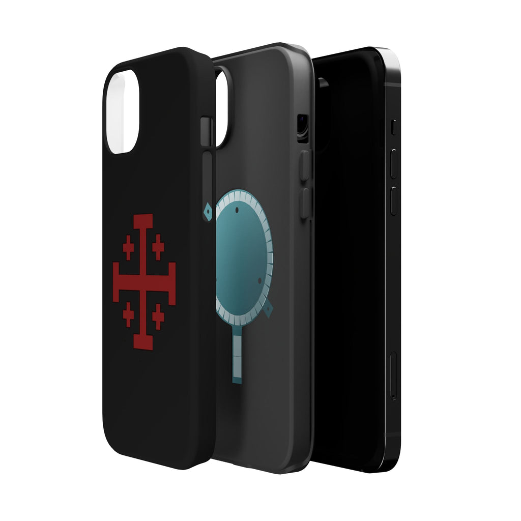 Cross Of Jerusalem Red Design Magnetic Impact-Resistant Cases