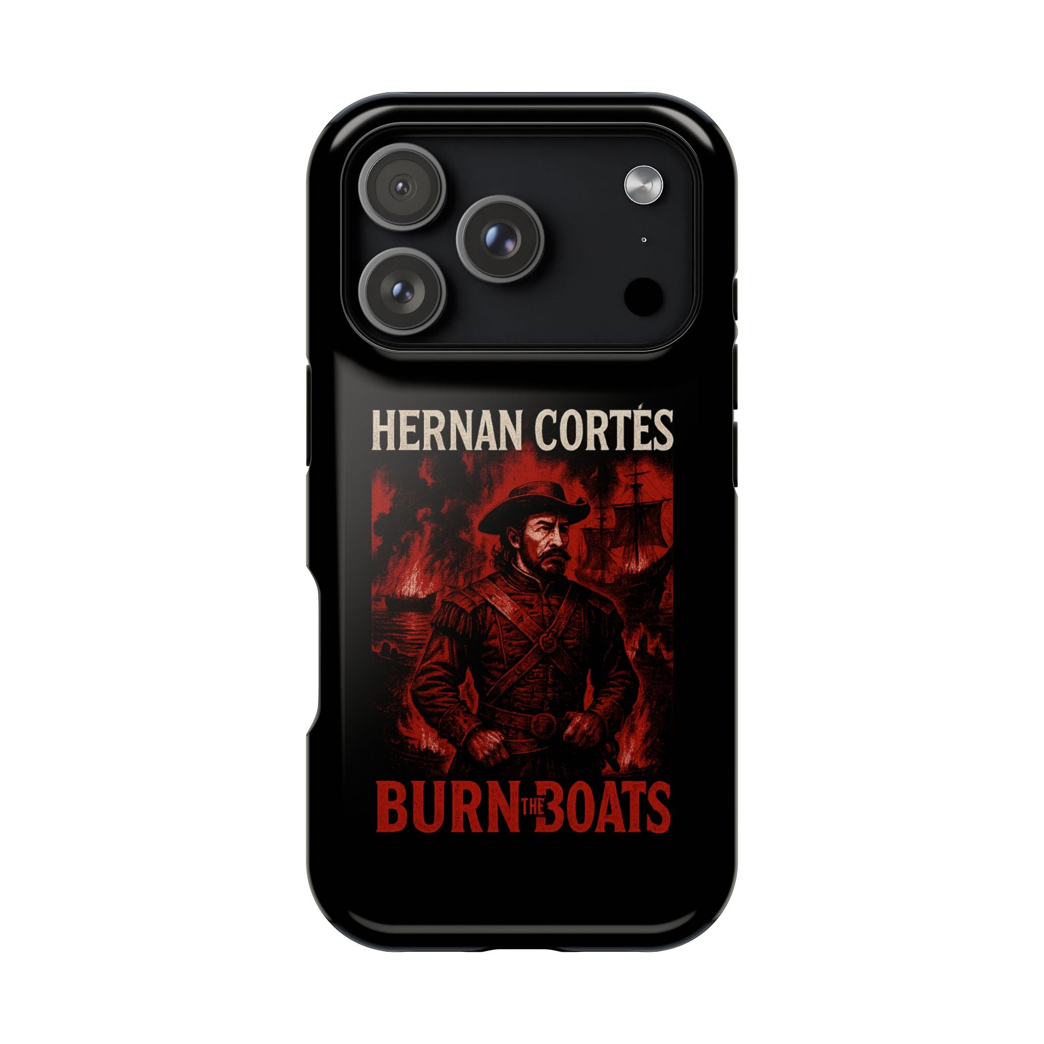Hernan Cortes Impact-Resistant Magnetic Phone Case
