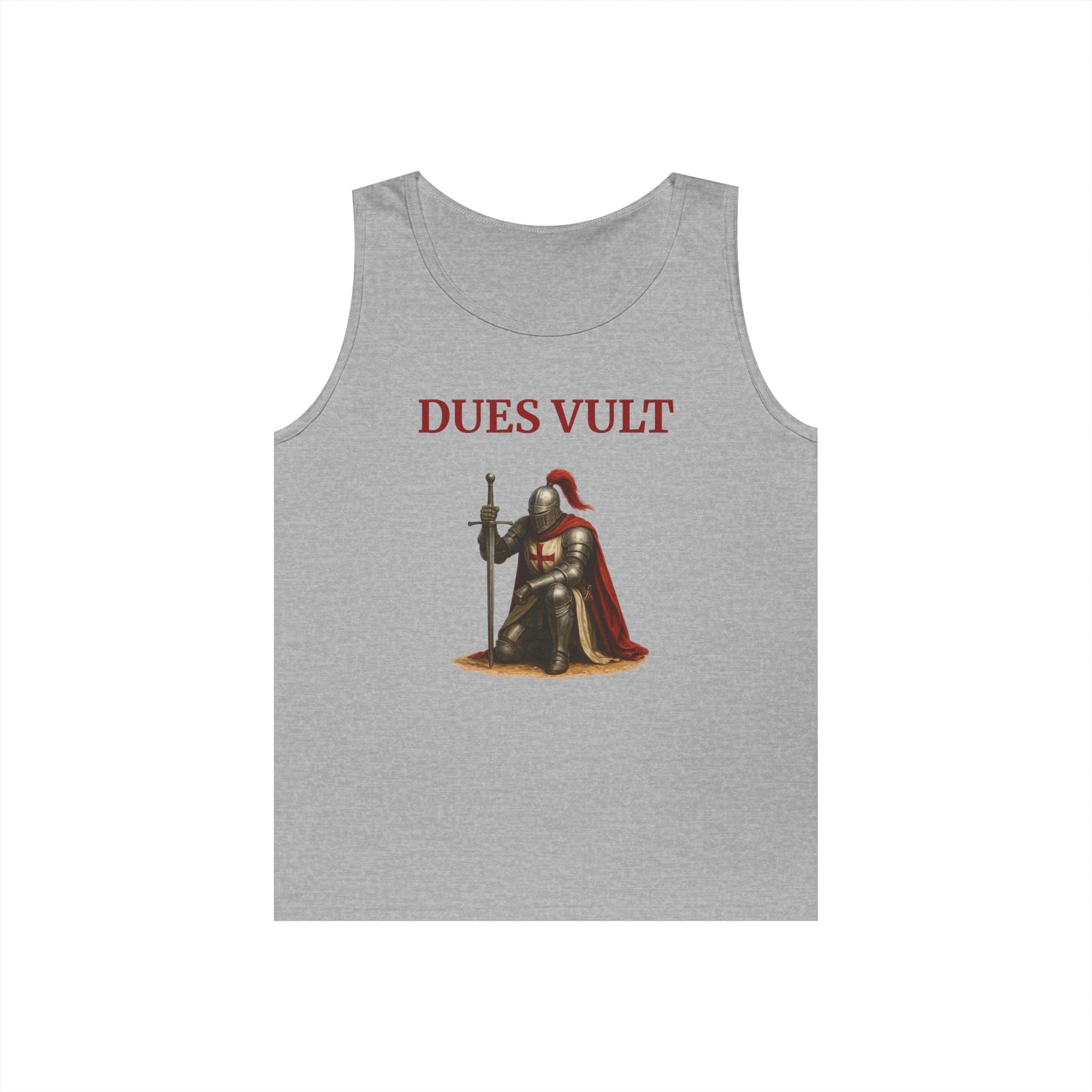 Knight-Inspired Dues Vult Crusader Tank Top
