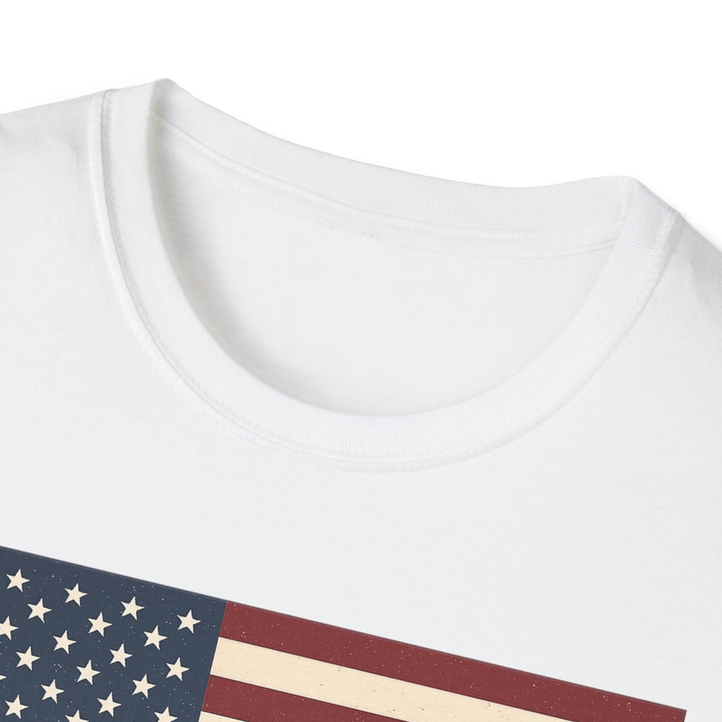 American Flag Softstyle Cotton Shirt T-Shirt