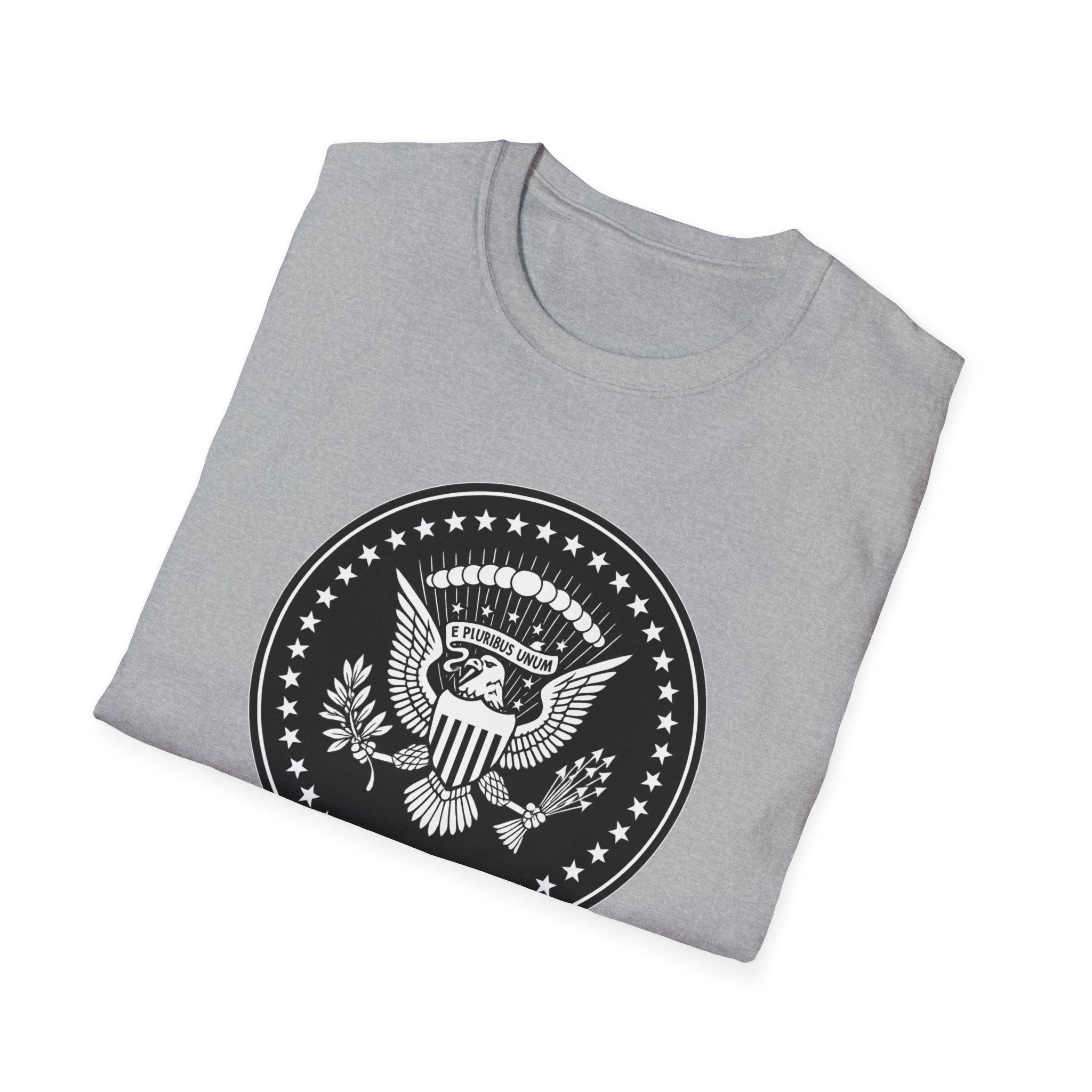 American Eagle Presidential Seal Design Graphic Cotton T-Shirt