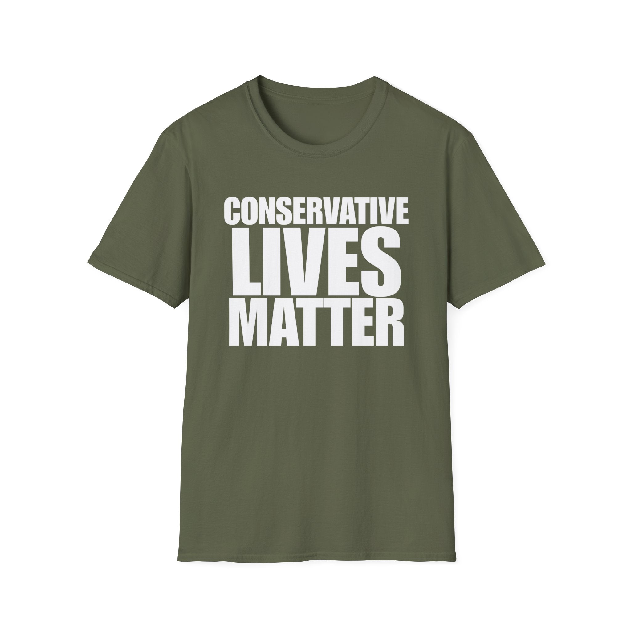 Conservative Lives Matter Graphic Cotton T-Shirt