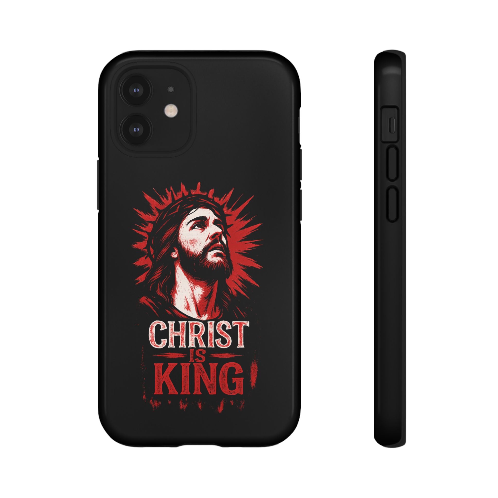 Christ is King Phone Case, Tough Phone Cover for Christian Faith