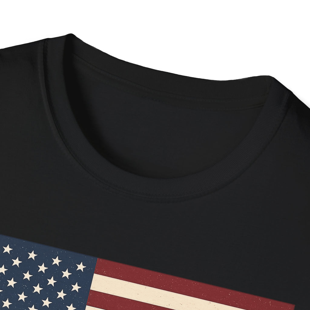 American Flag Softstyle Cotton Shirt T-Shirt