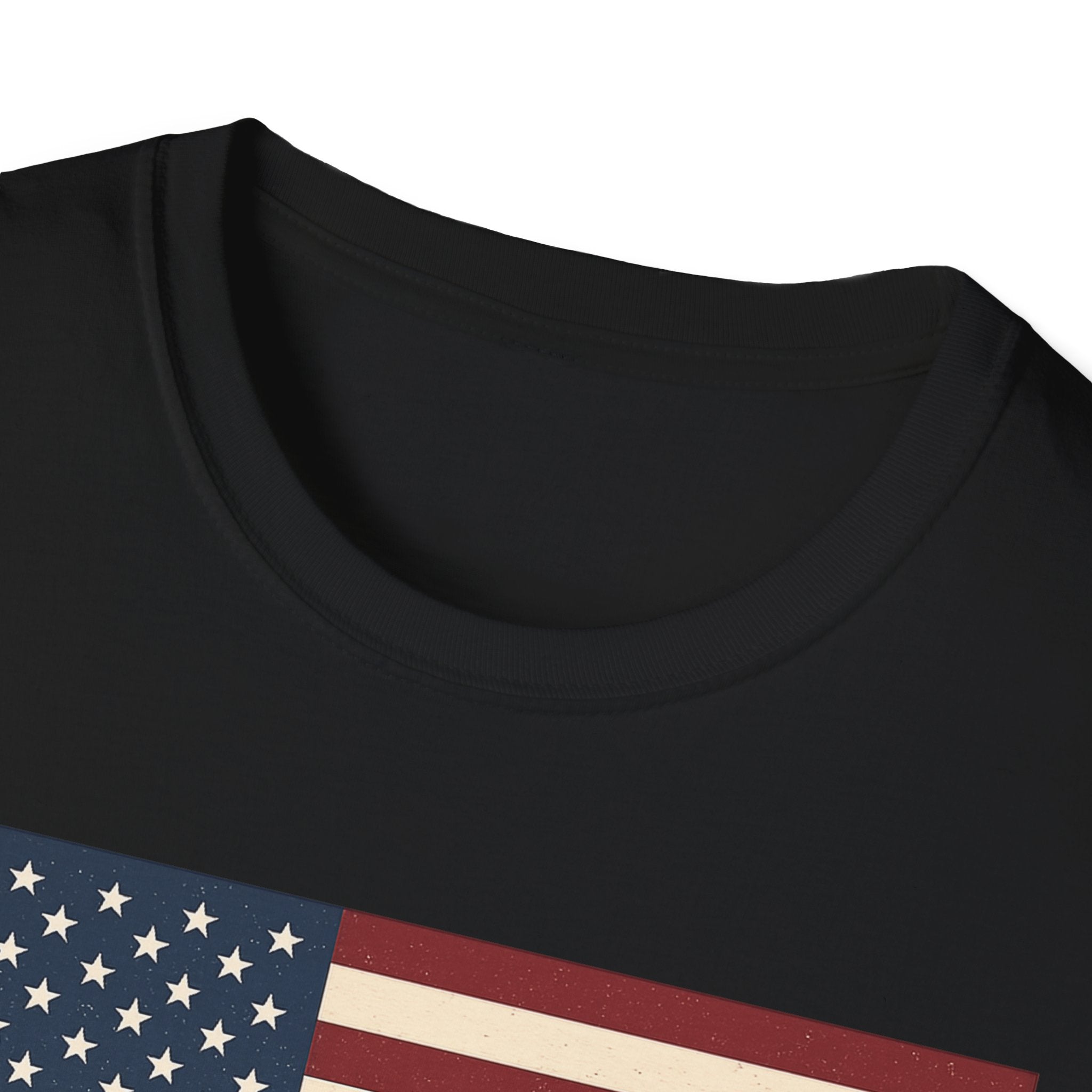 American Flag Softstyle Cotton Shirt T-Shirt