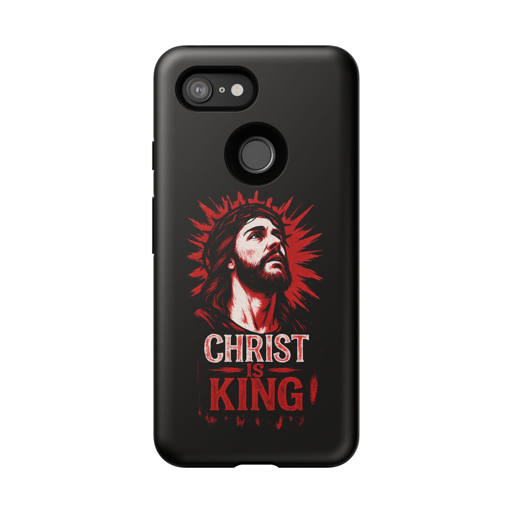 Christ is King Phone Case, Tough Phone Cover for Christian Faith