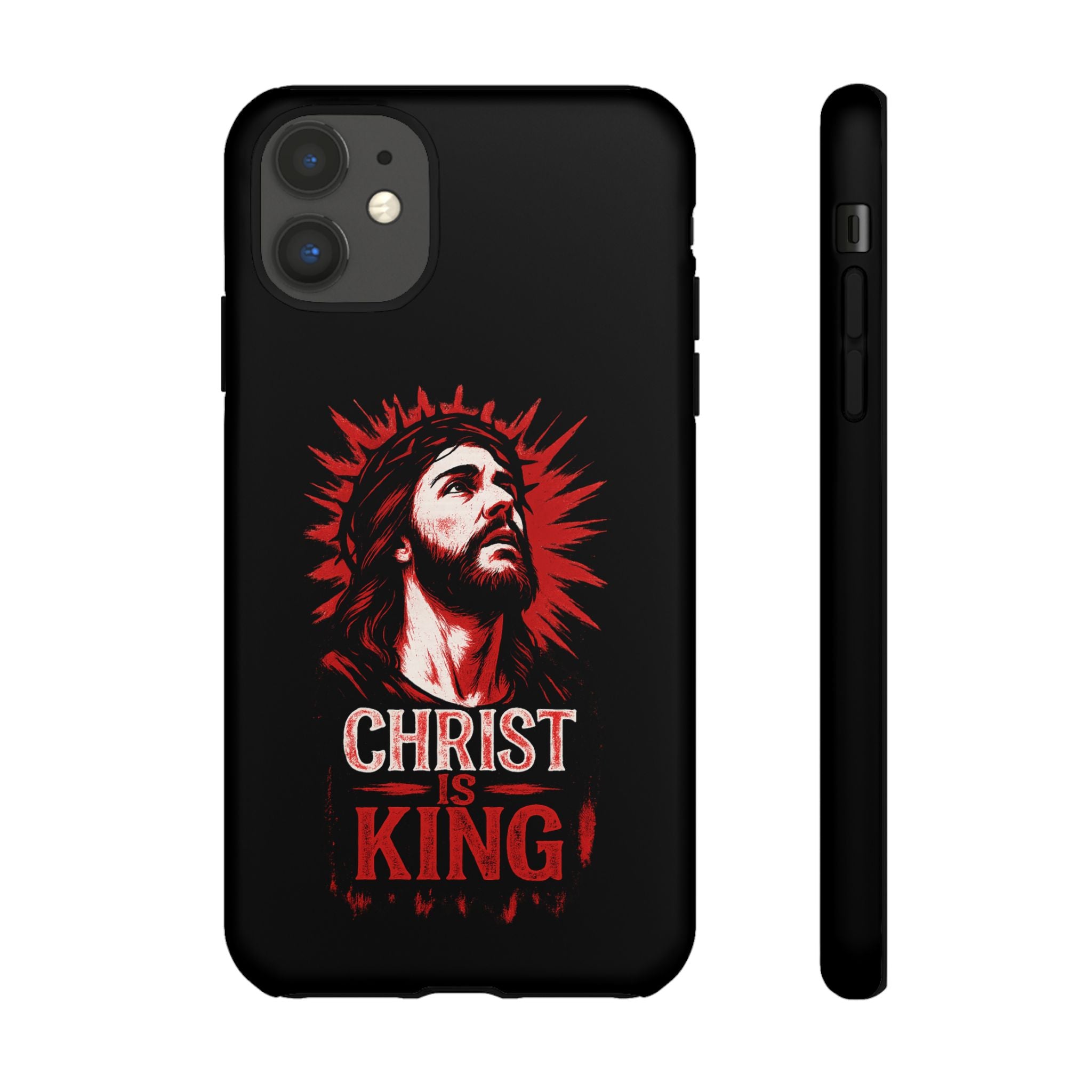 Christ is King Phone Case, Tough Phone Cover for Christian Faith