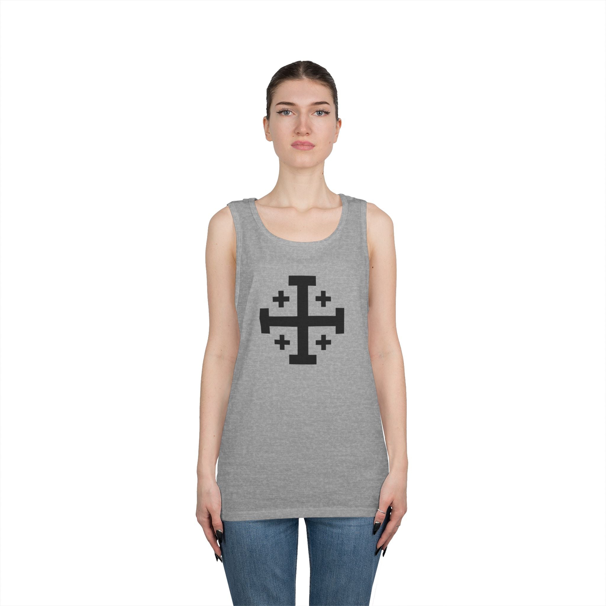 Cross of Jerusalem Unisex Graphic Tank Top
