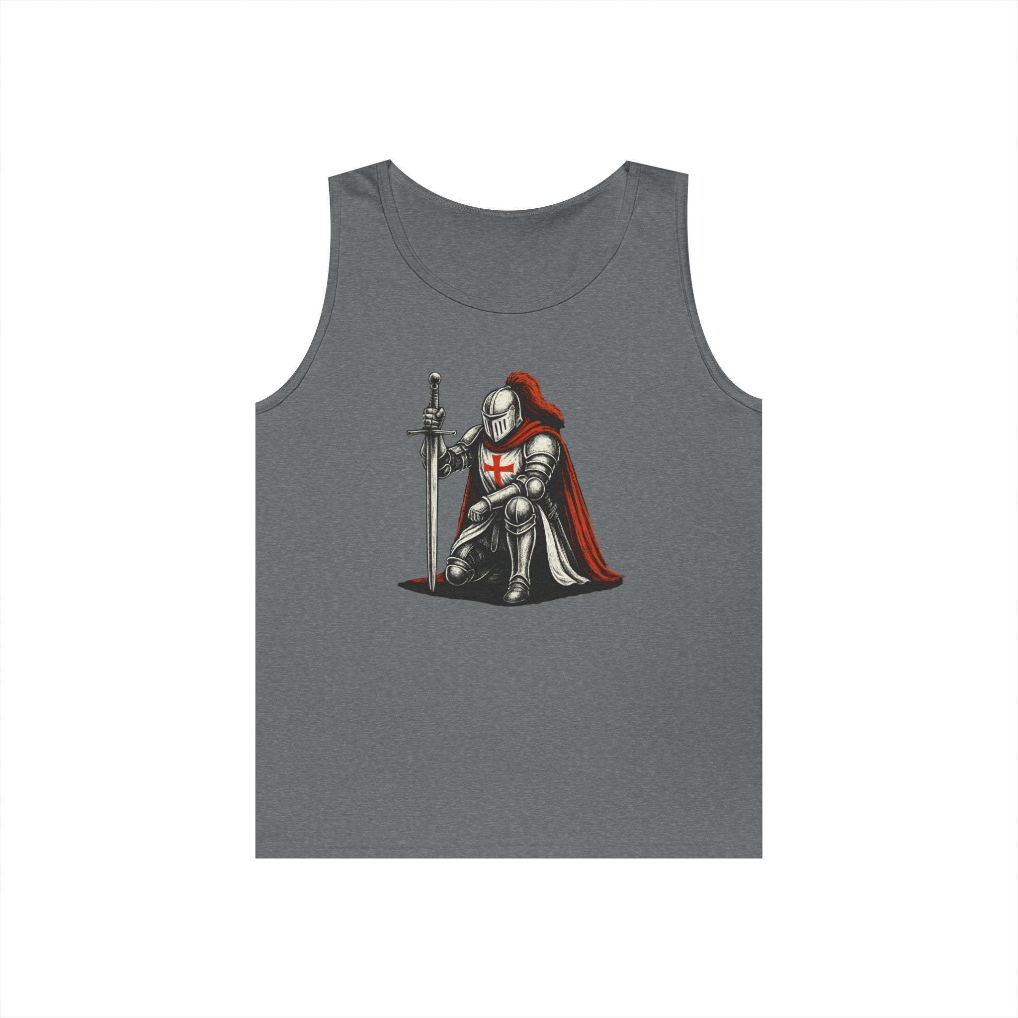Crusader Knight Unisex Heavy Cotton Tank Top