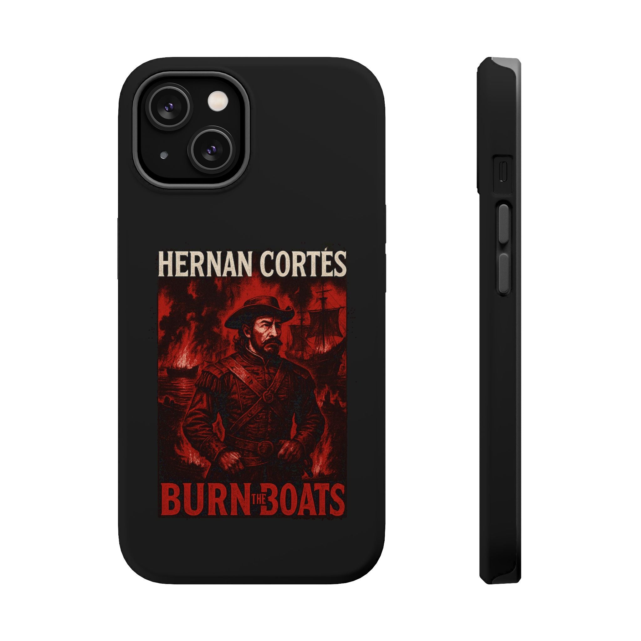 Hernan Cortes Impact-Resistant Magnetic Phone Case