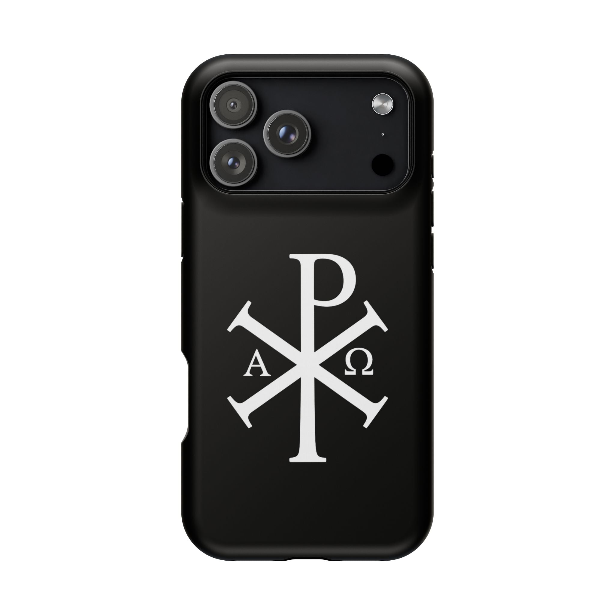 Pi Chi Rho White Design Magnetic Impact-Resistant Cases