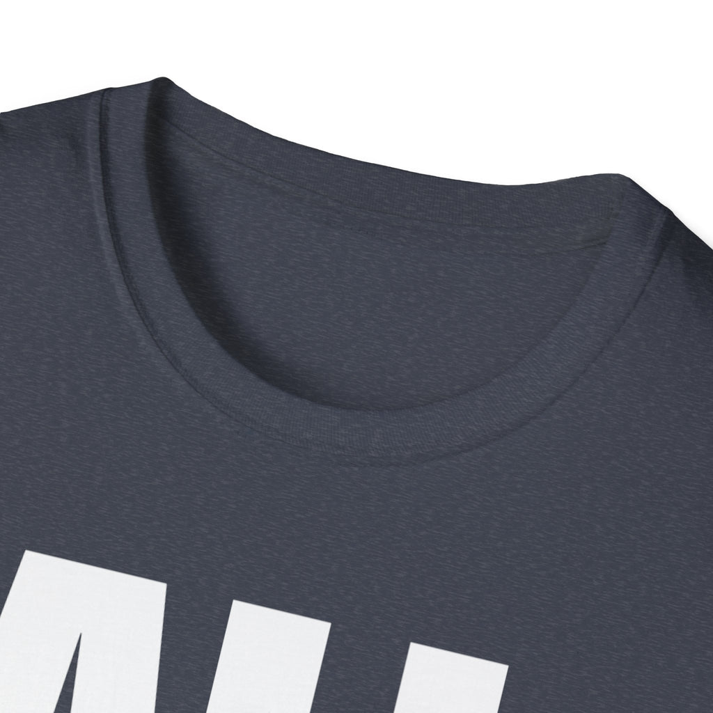 All Lives Matter White Text Softstyle Cotton Shirt T-Shirt