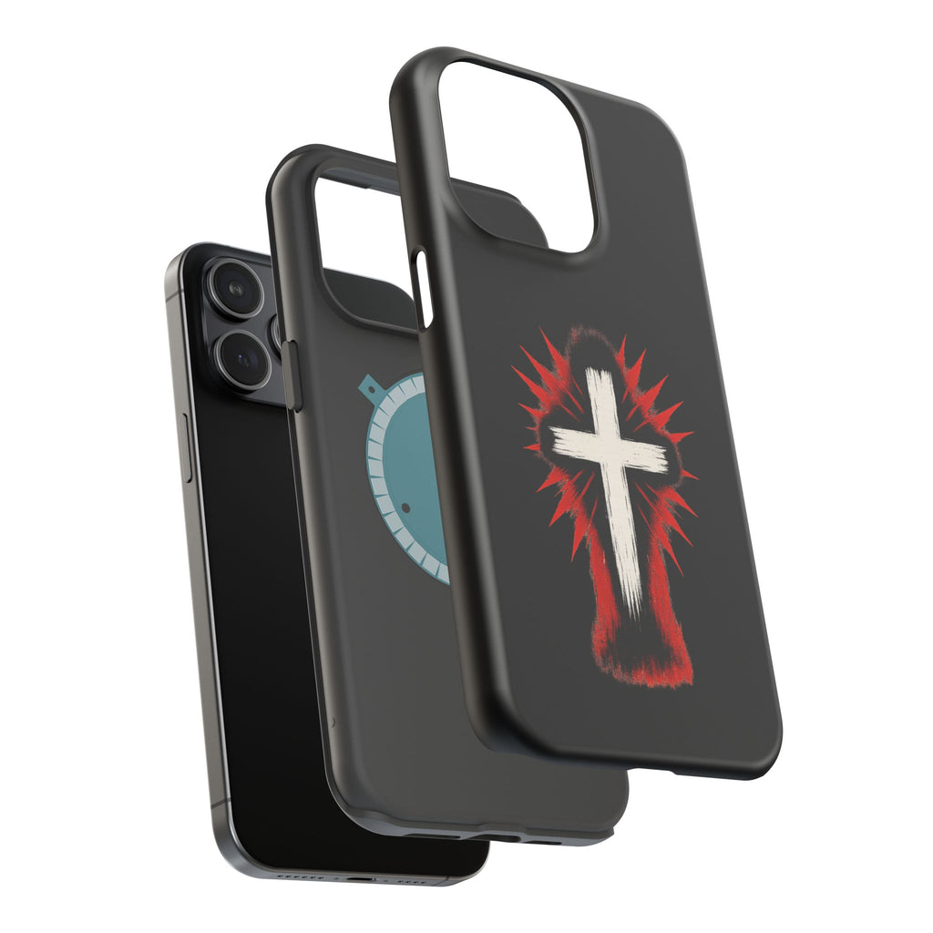 Crucifix Magnetic Impact Resistant Phone Case