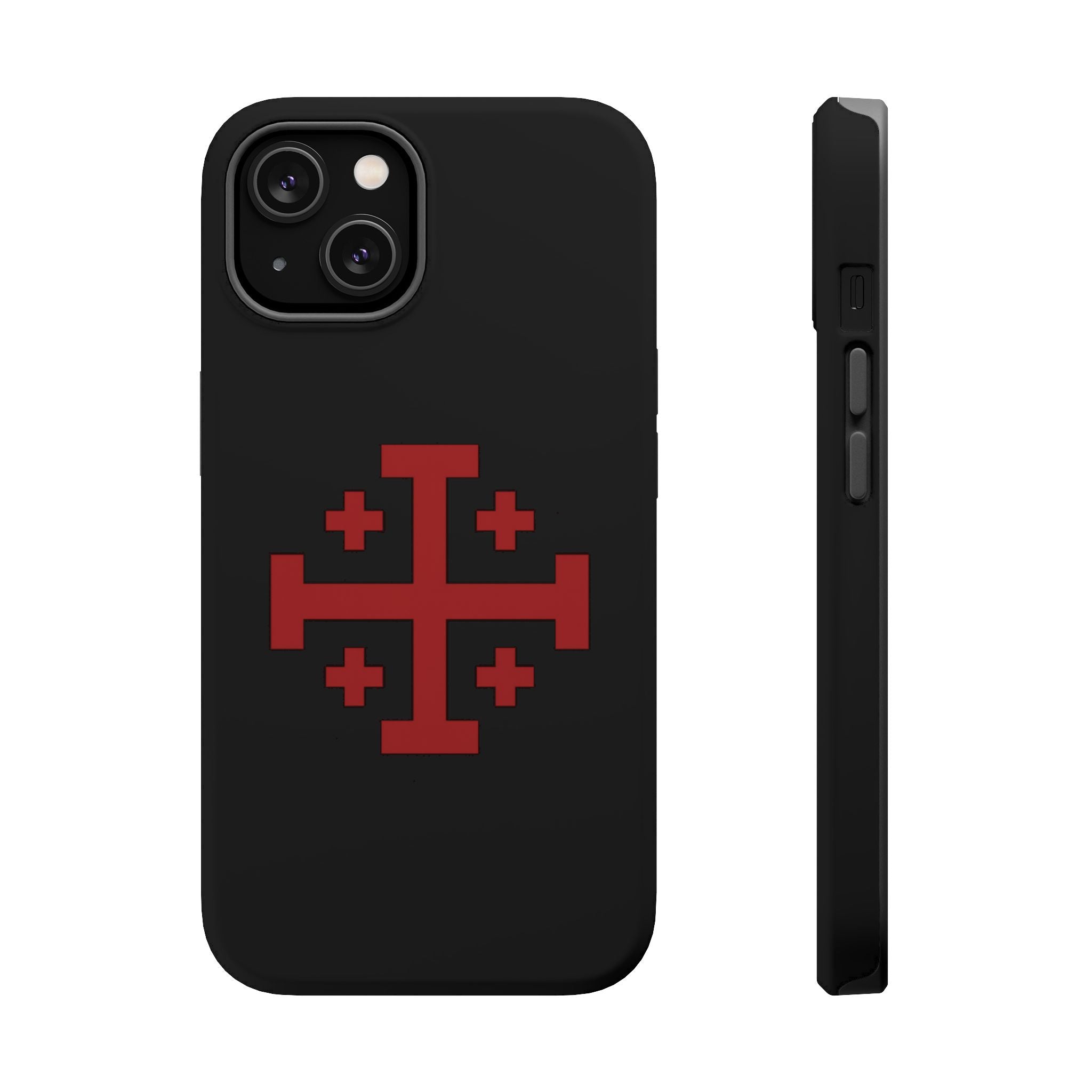Cross Of Jerusalem Red Design Magnetic Impact-Resistant Cases