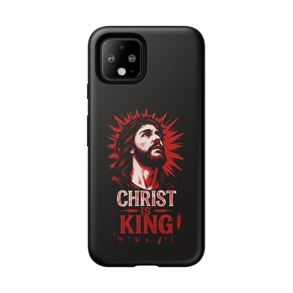 Christ is King Phone Case, Tough Phone Cover for Christian Faith