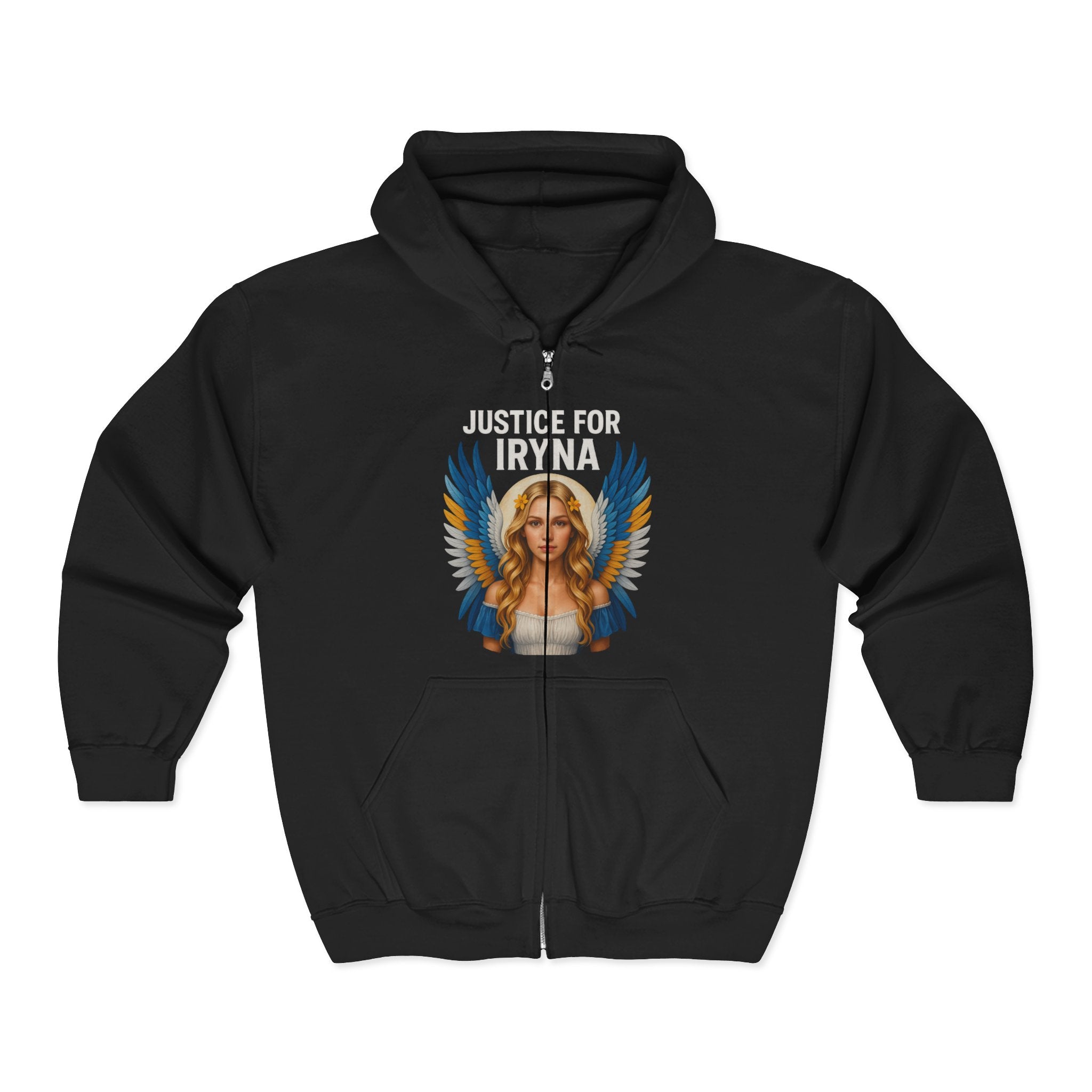 Justice for Iryna Zip-Up Hoodie, Justice for Iryna Sweatshirt