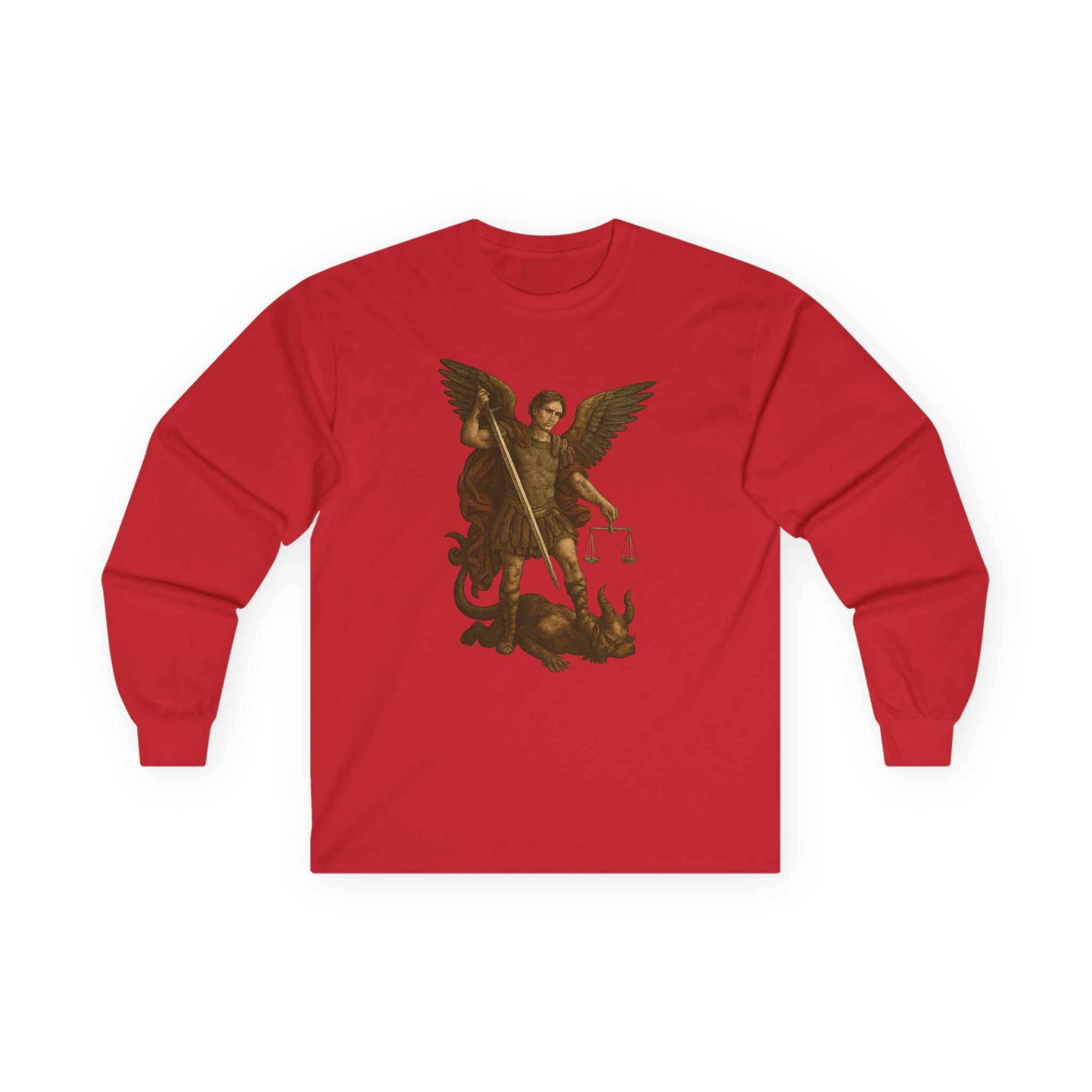 Michael the Archangel Graphic (Image Only) Long Sleeve Tee