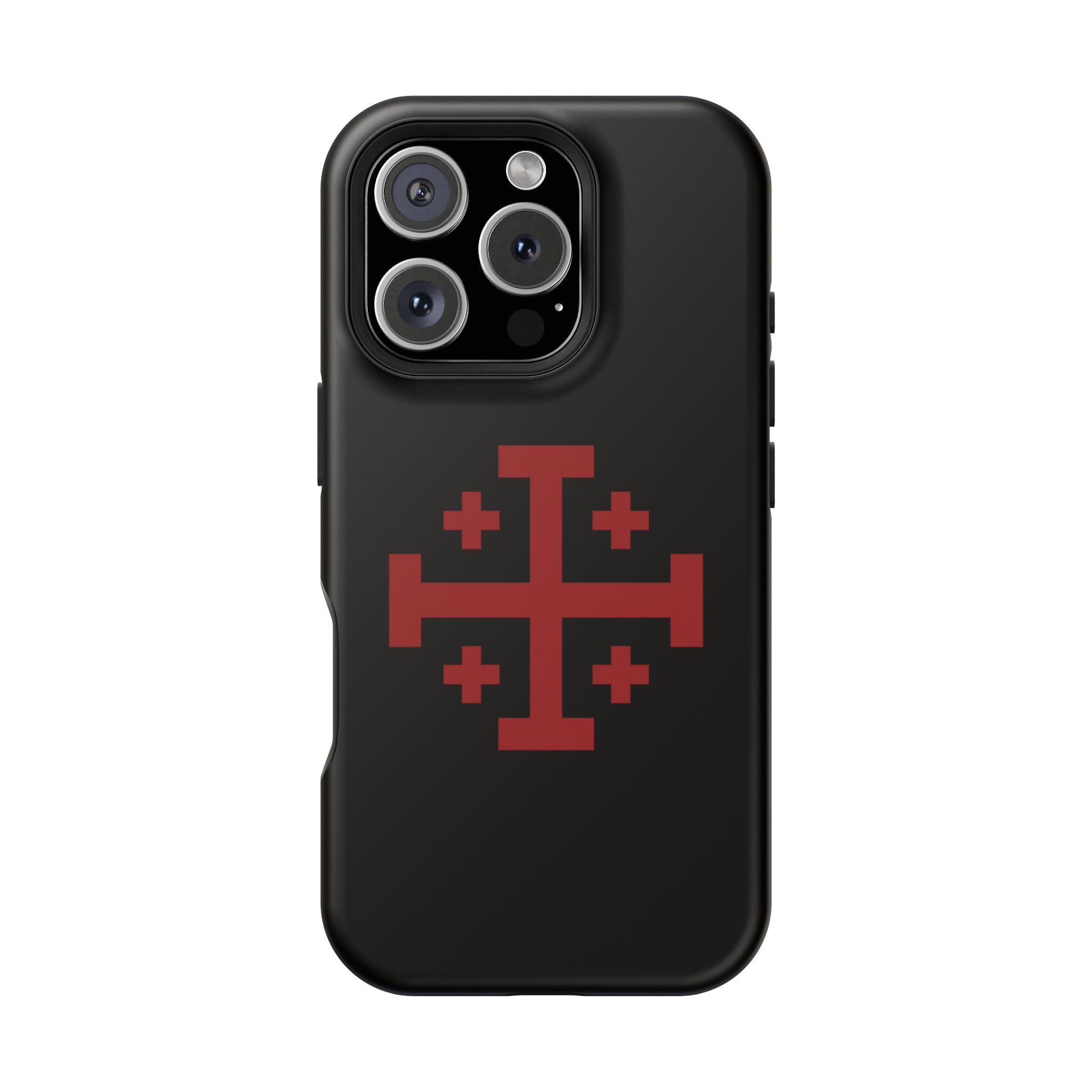 Cross Of Jerusalem Red Design Magnetic Impact-Resistant Cases