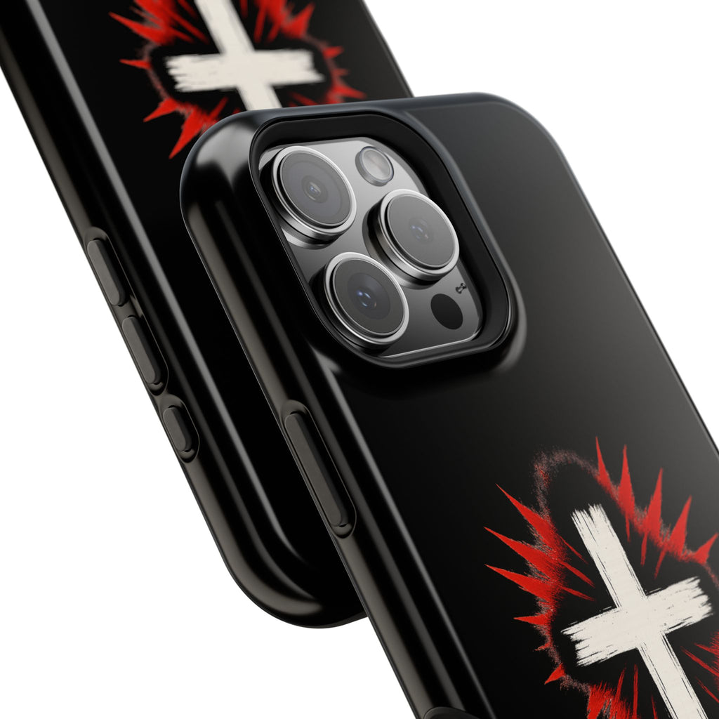 Crucifix Magnetic Impact Resistant Phone Case