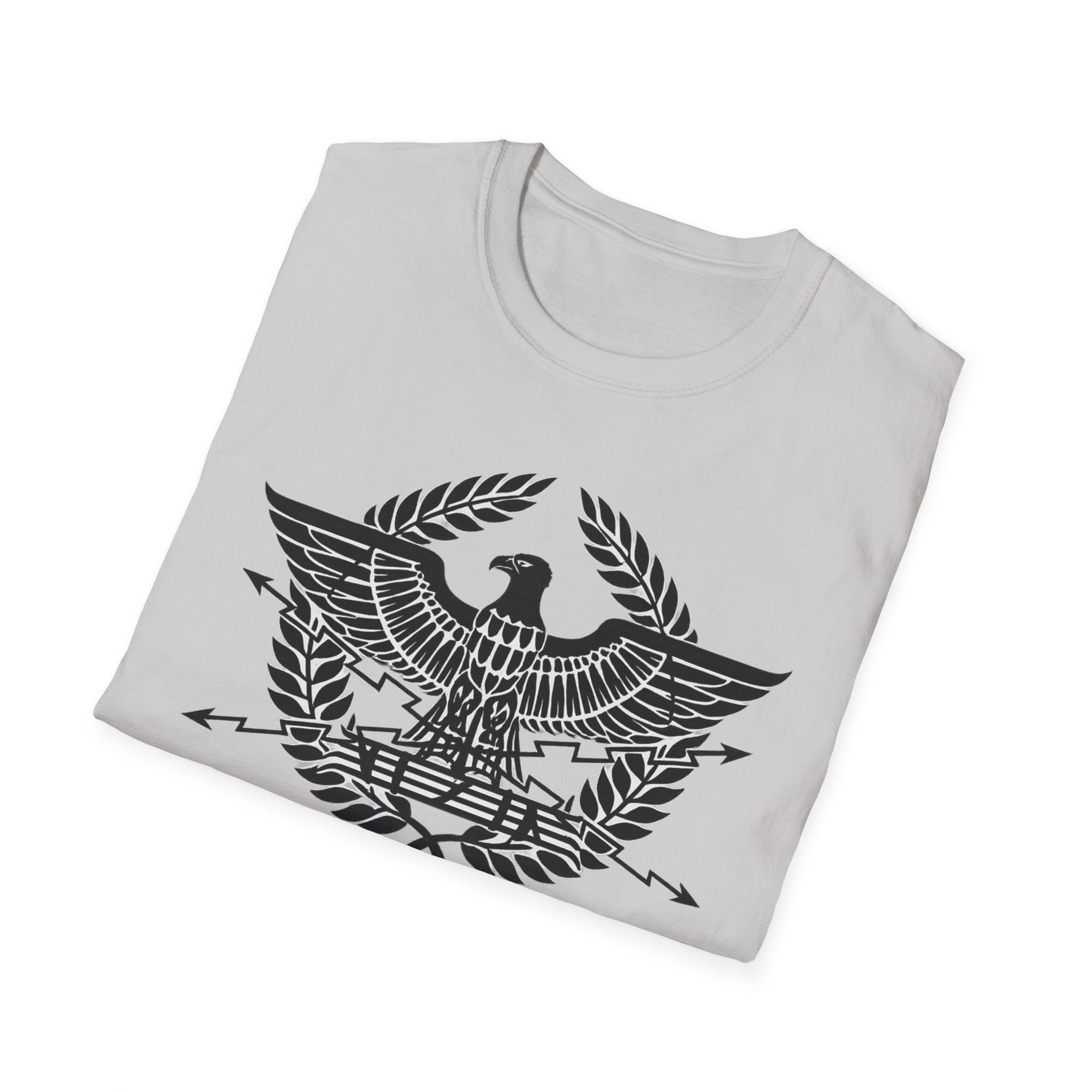 Roman Eagle SPQR Black Design Softstyle T-Shirt