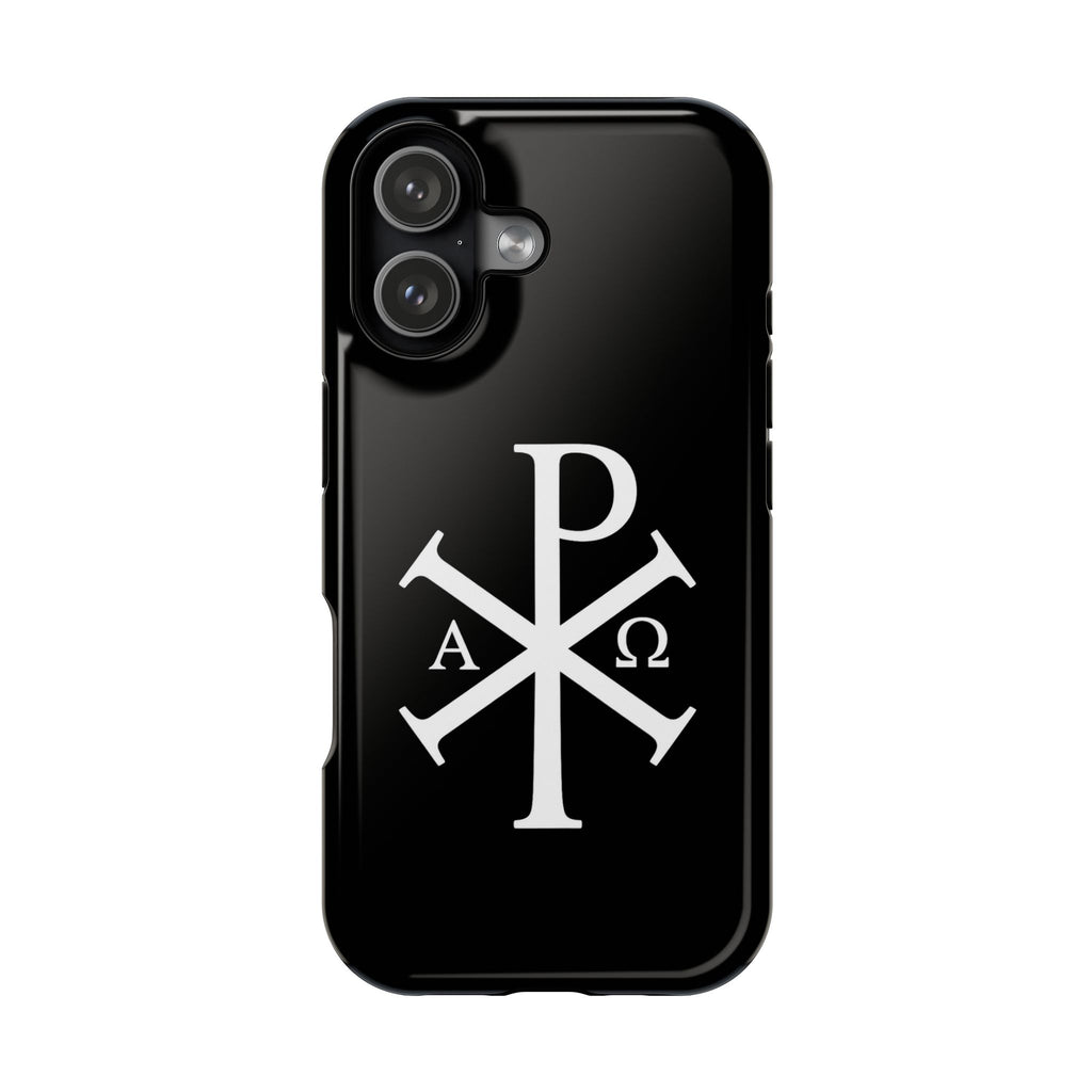 Pi Chi Rho White Design Magnetic Impact-Resistant Cases