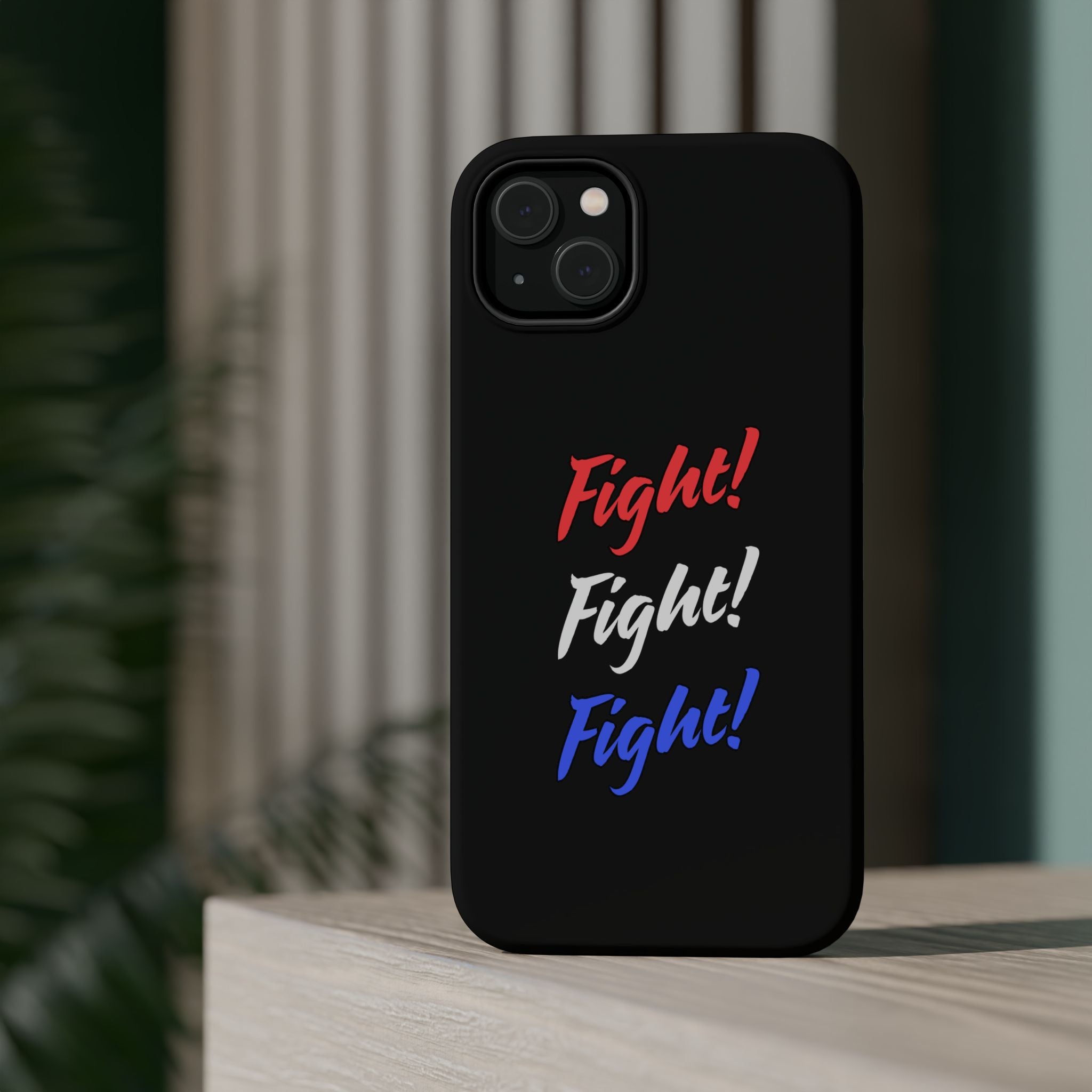 Magnetic Phone Cases, Motivational Phone Cover, Fight! Fight! Fight! Case, Personalized Phone Accessory, Unique Gift for Fighters