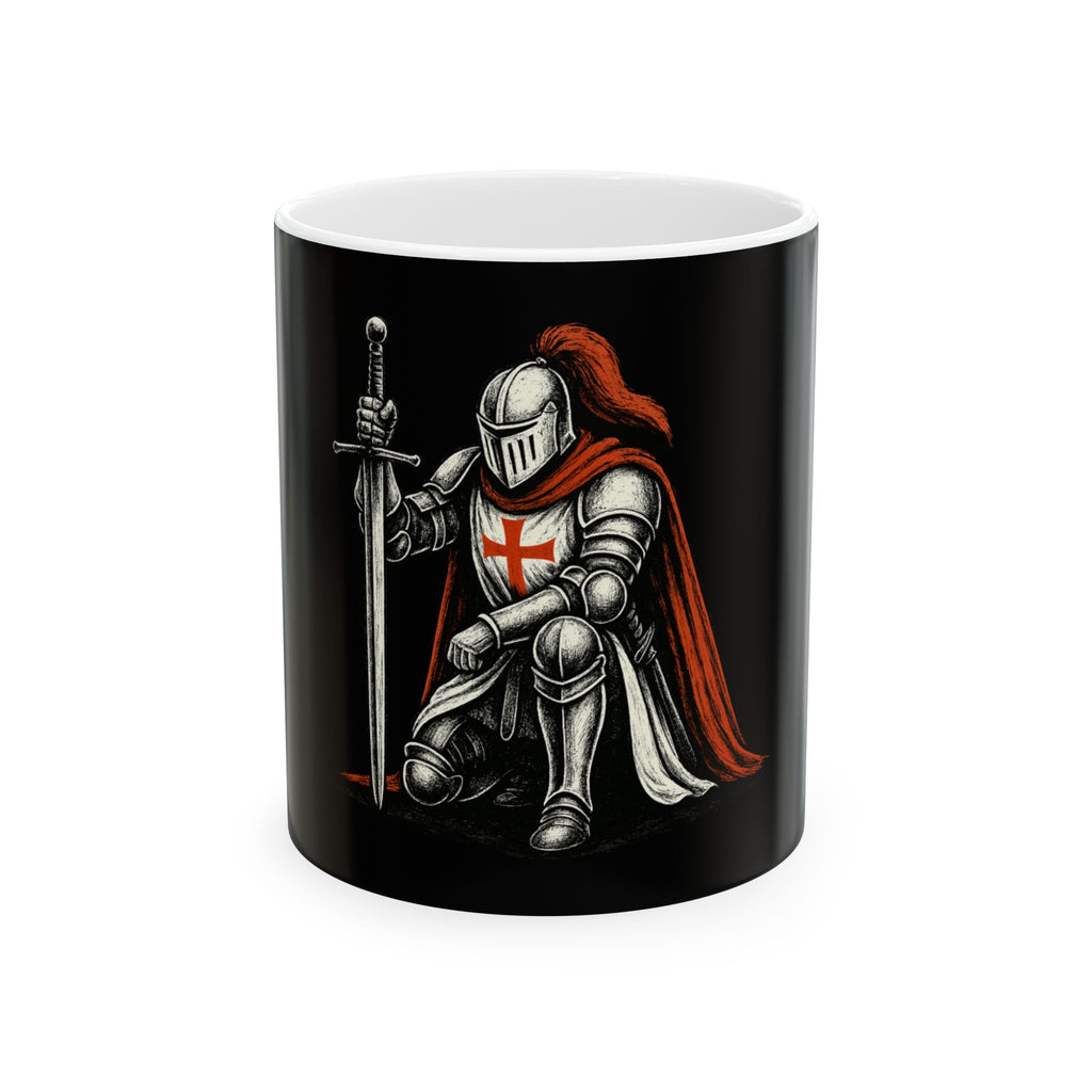 Crusader Knight Ceramic Mug