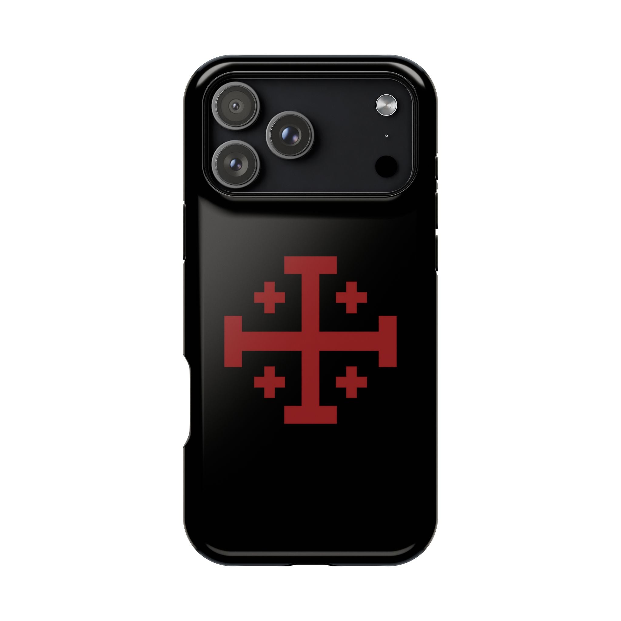 Cross Of Jerusalem Red Design Magnetic Impact-Resistant Cases