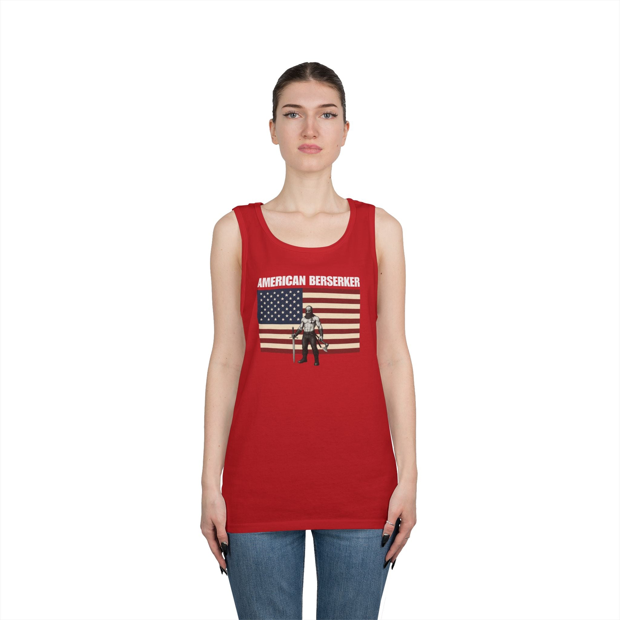 Bold American Berserker Heavy Cotton Tank Top