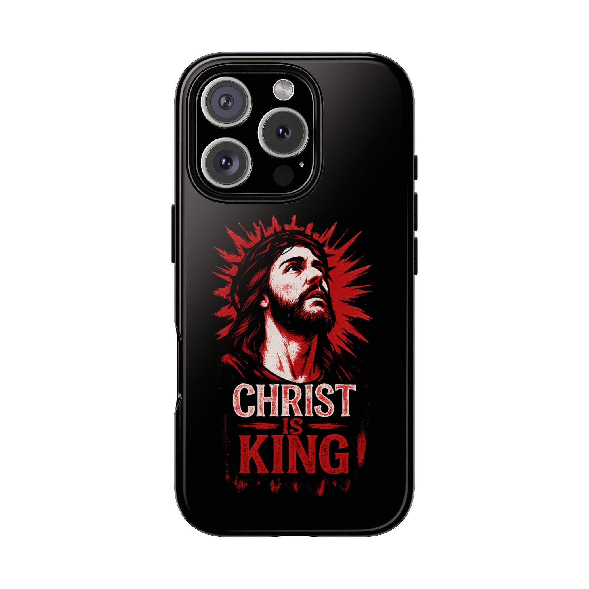 Christ is King Phone Case, Tough Phone Cover for Christian Faith