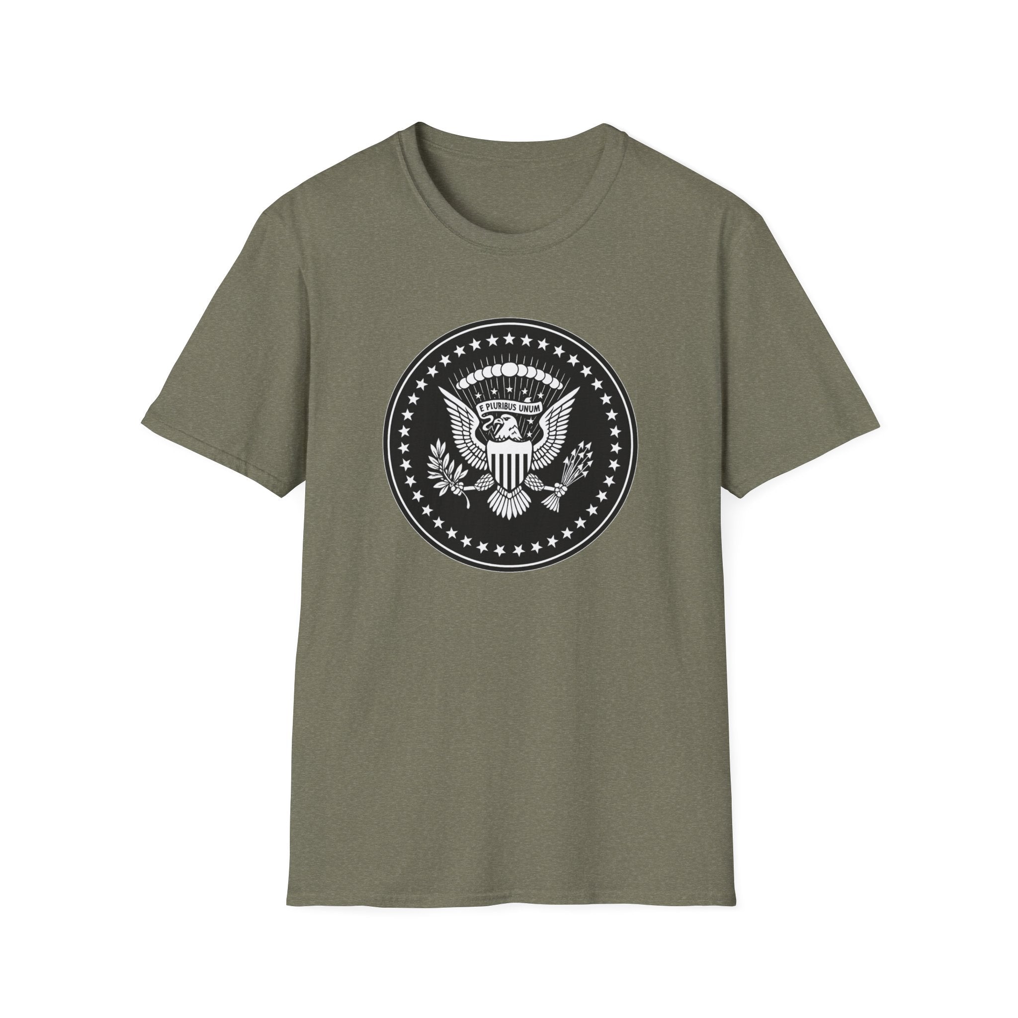 American Eagle Presidential Seal Design Graphic Cotton T-Shirt