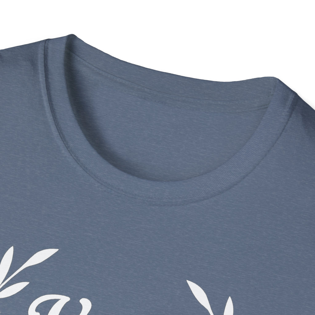 Veni Vidi Vici White Text Unisex  Softstyle T-Shirt