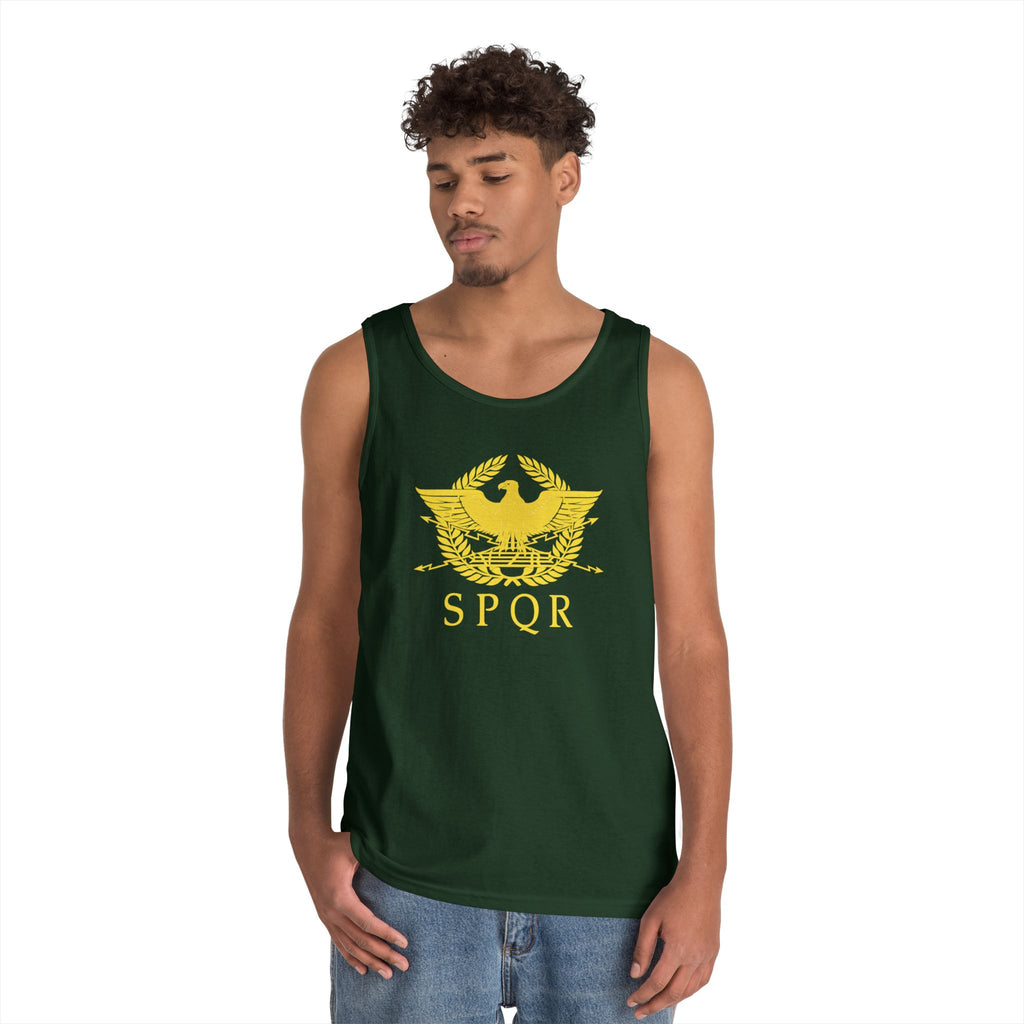 Roman Eagle SPQR Unisex Heavy Cotton Tank Top