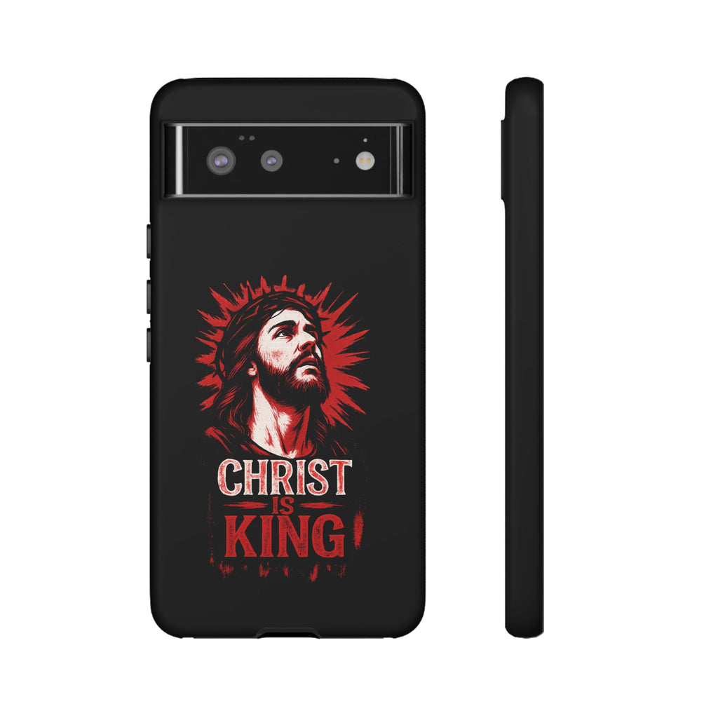 Christ is King Phone Case, Tough Phone Cover for Christian Faith