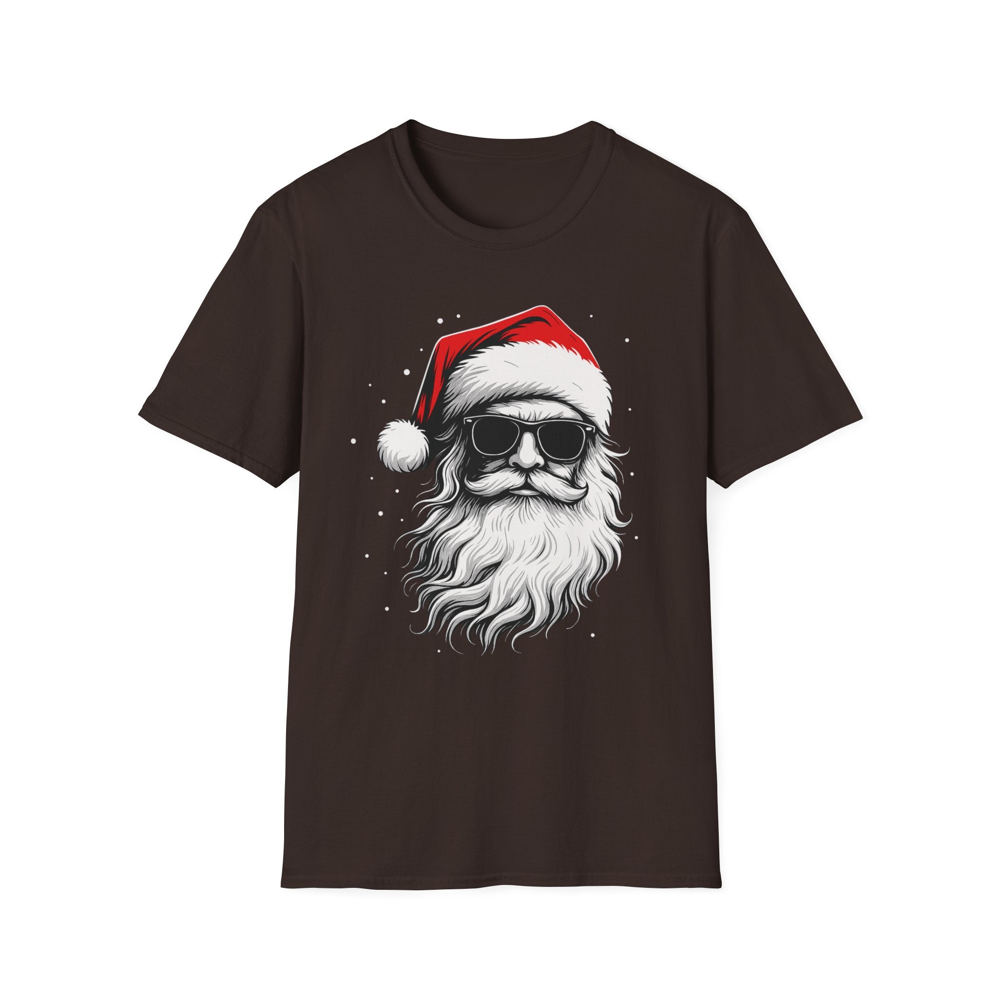 Santa with Sunglasses T-Shirt | Funny Christmas Tee | Cool Holiday Shirt