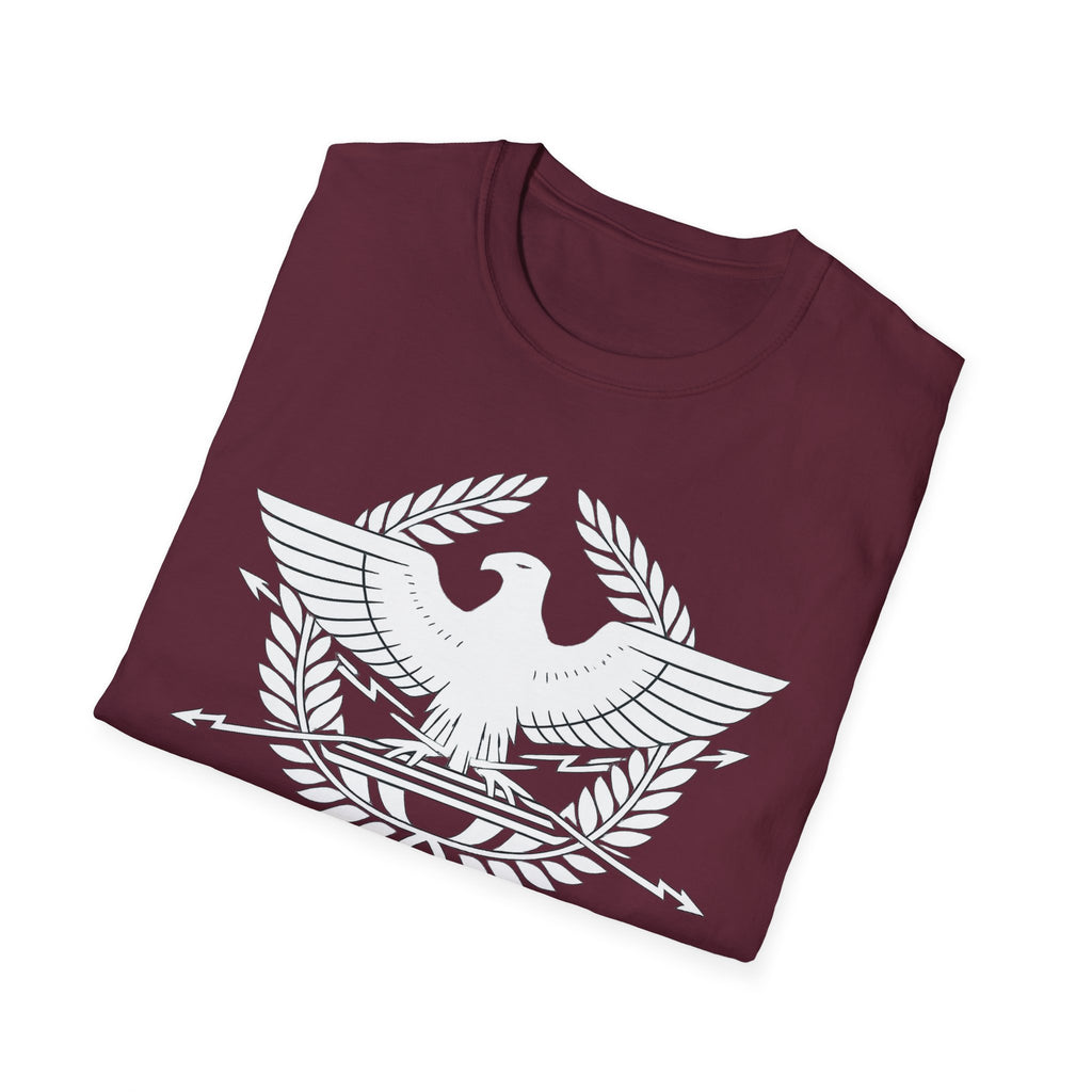 SPQR Roman Eagle White Design Softstyle T-Shirt