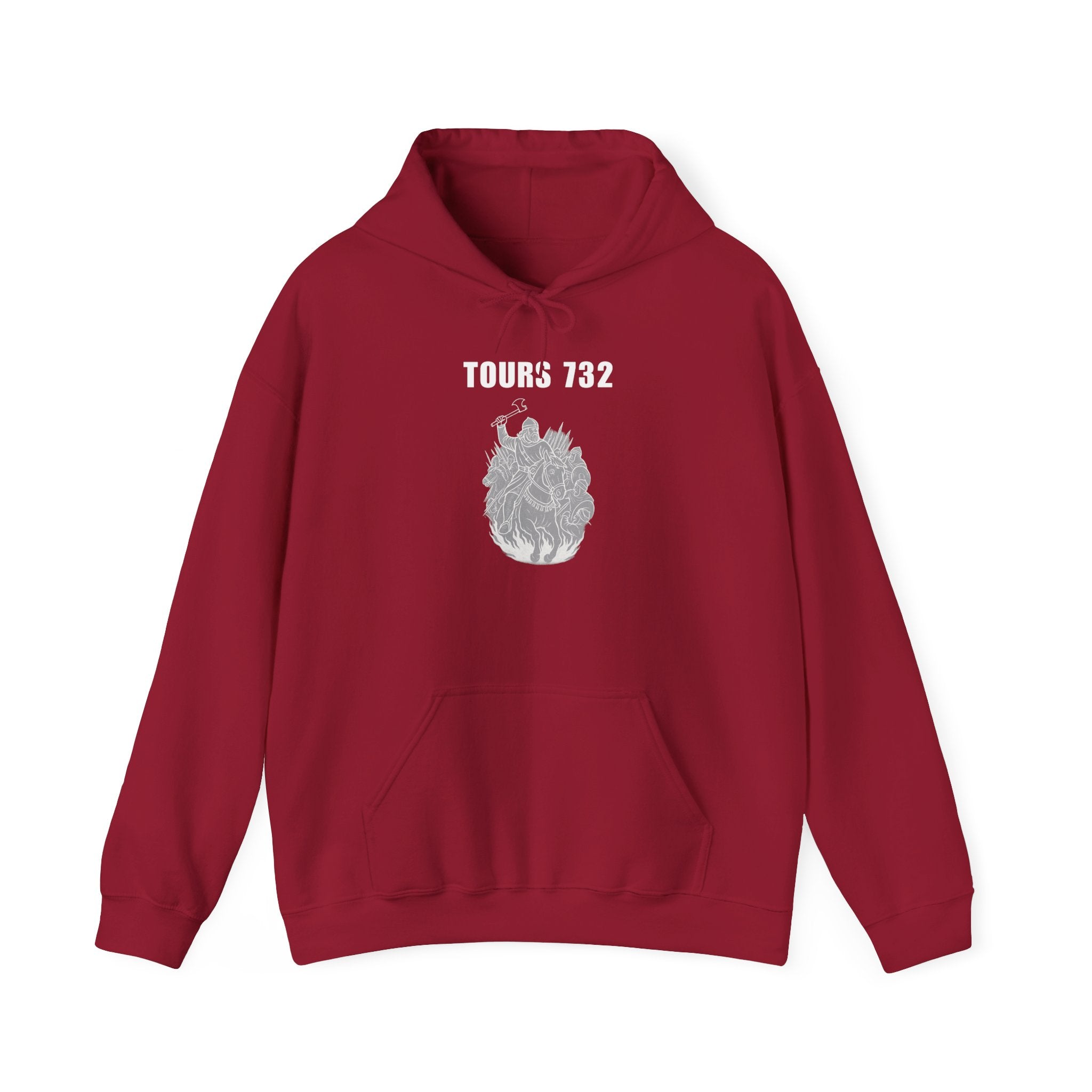 Battle of Tours 732 AD Charles "The Hammer" Martel Pull Over Hoodie Sweatshirt