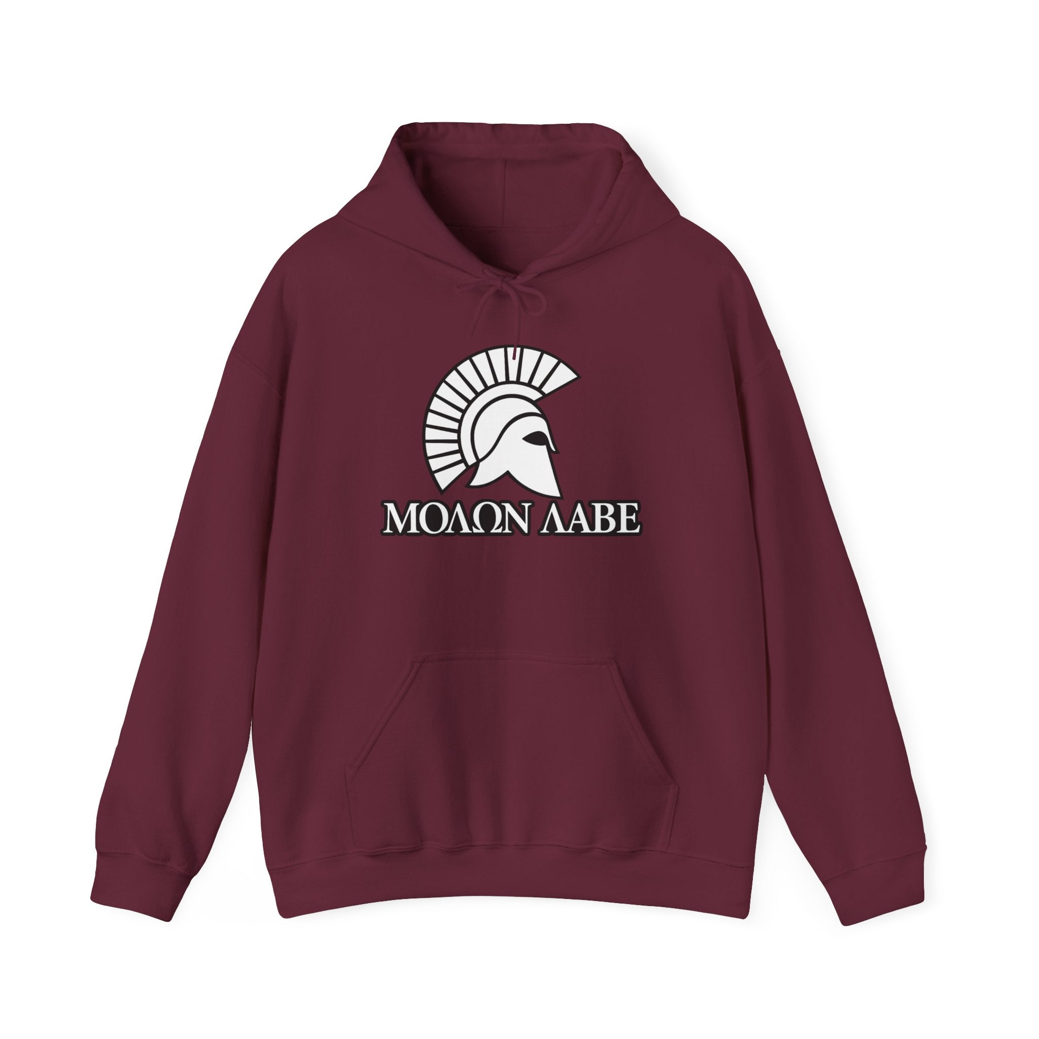 Molon Labe "Come and Take It!" in Greek Pull Over Hoodie Sweatshirt