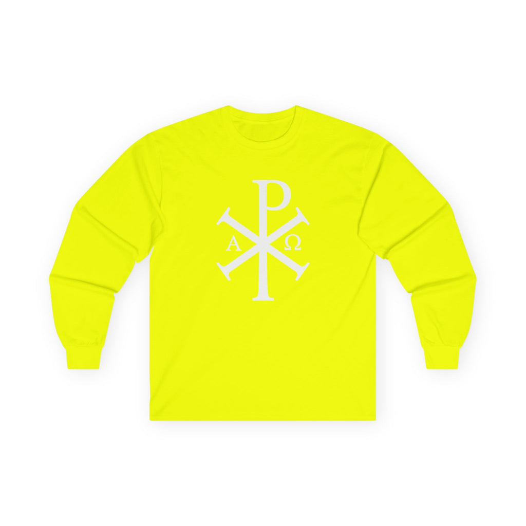 Stylish Long Sleeve T-Shirt with Pi Chi Rho Design