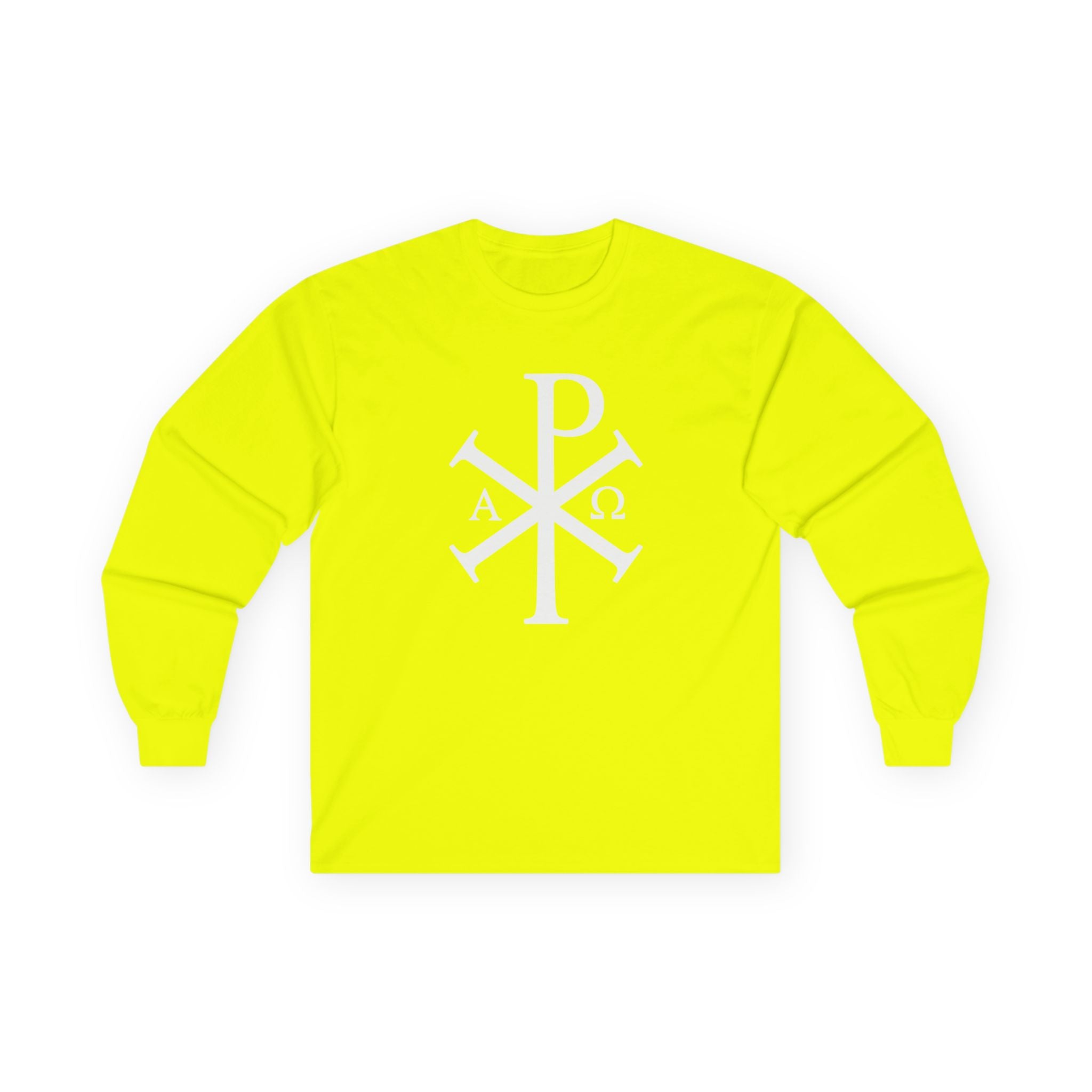 Stylish Long Sleeve T-Shirt with Pi Chi Rho Design