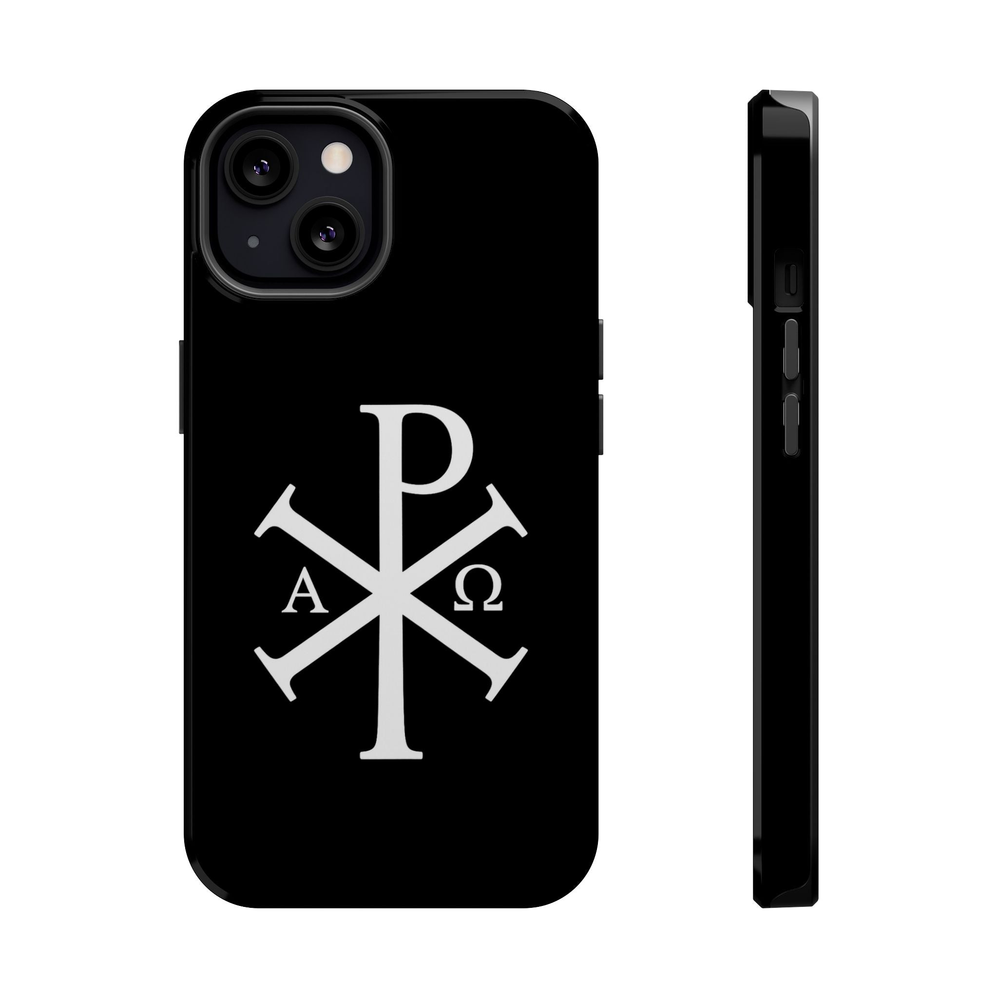 Pi Chi Rho White Design Magnetic Impact-Resistant Cases