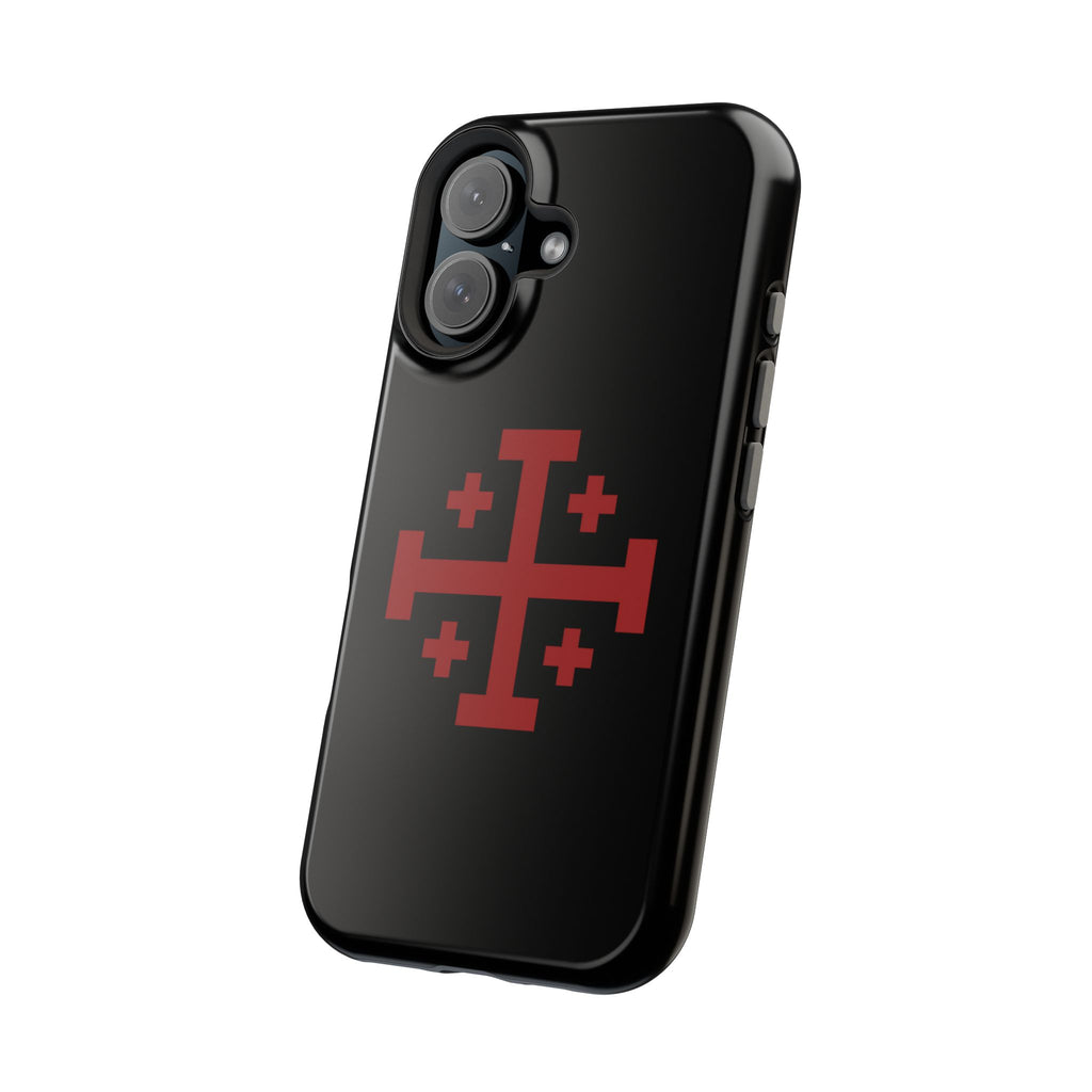 Cross Of Jerusalem Red Design Magnetic Impact-Resistant Cases