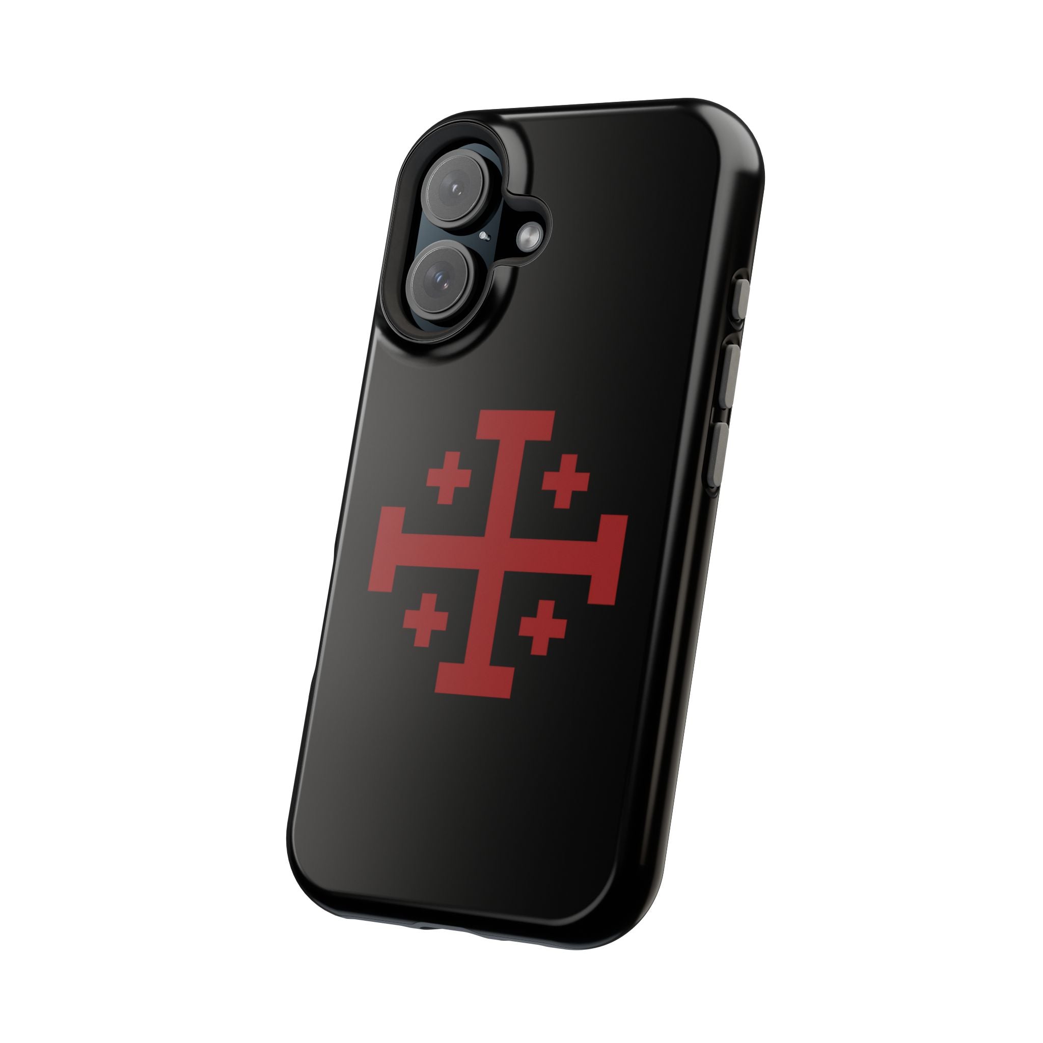 Cross Of Jerusalem Red Design Magnetic Impact-Resistant Cases
