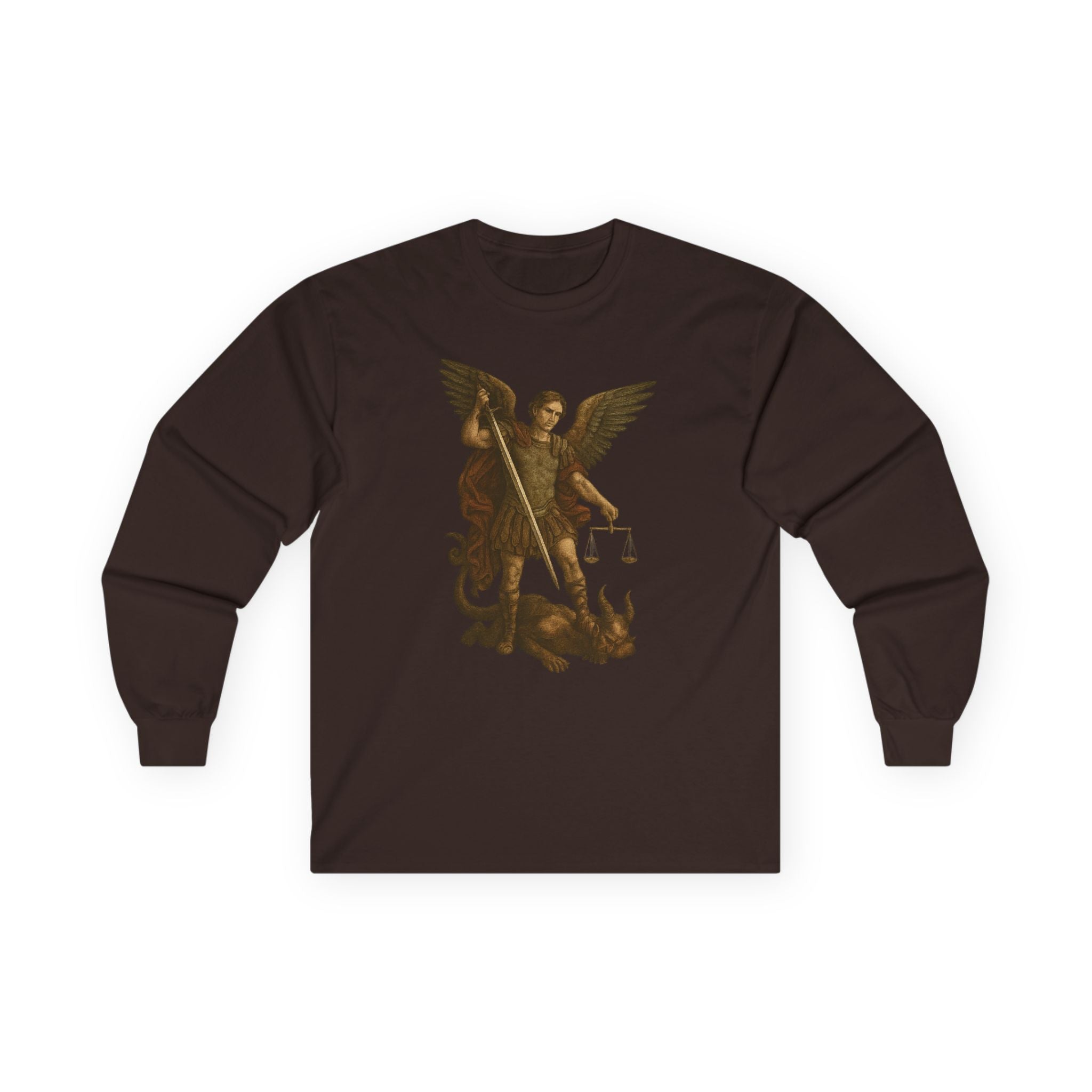 Michael the Archangel Graphic (Image Only) Long Sleeve Tee