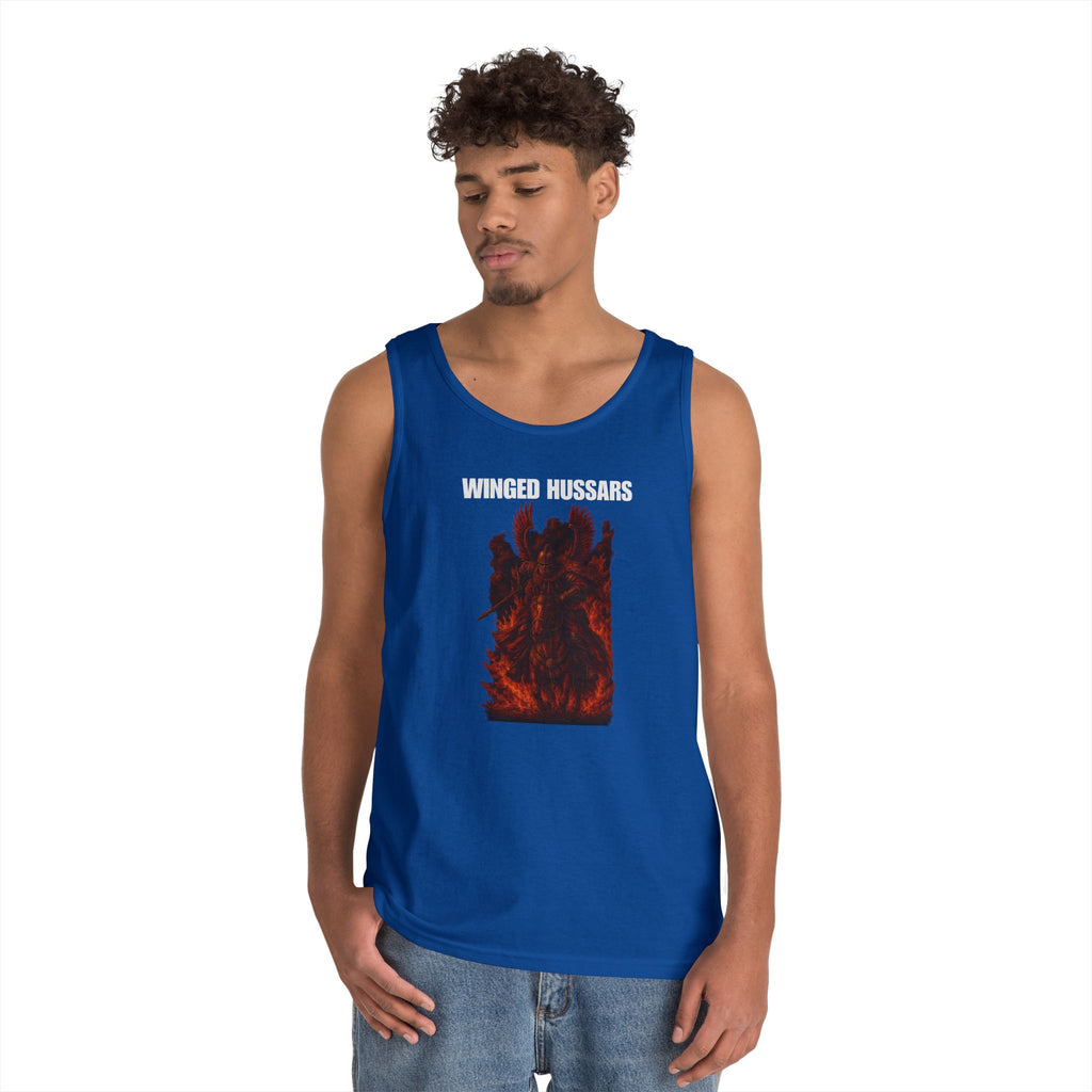 Winged Hussars Fiery Heavy Cotton Tank Top