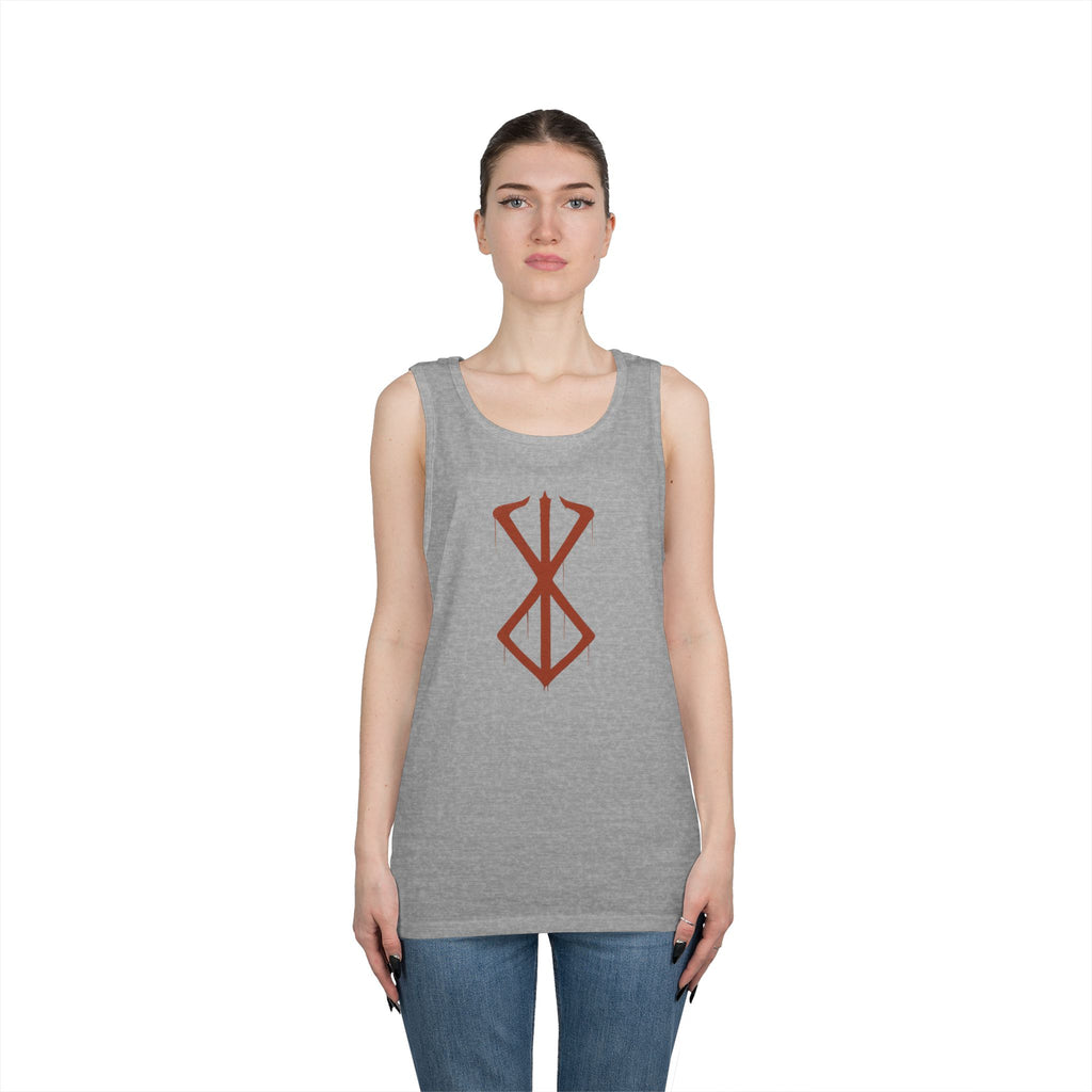 Berserker Symbol Stylish Unisex Heavy Cotton Tank Top
