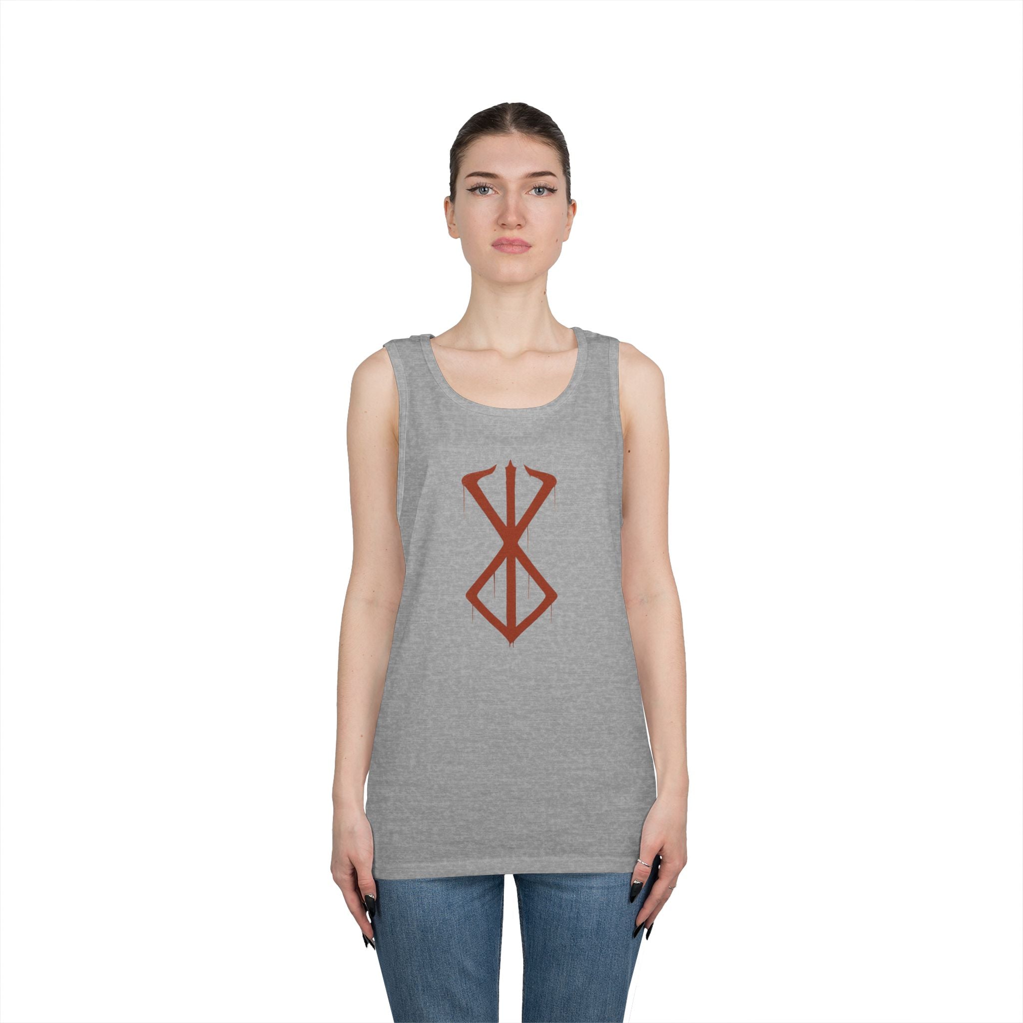 Berserker Symbol Stylish Unisex Heavy Cotton Tank Top